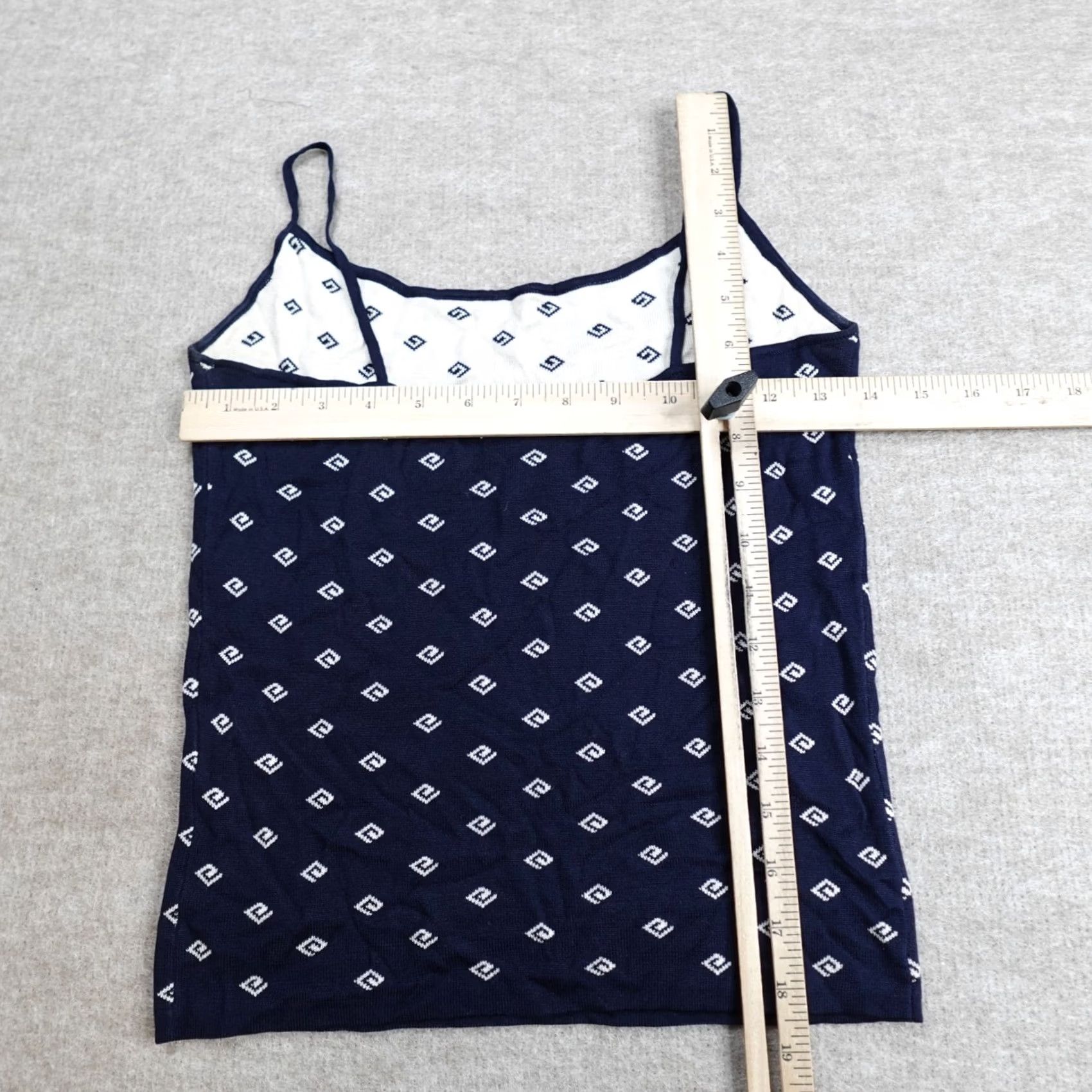 Ralph Lauren Ralph Lauren Womens Blue Small Knit 100% Silk Blouse Cami Size S / US 4 / IT 40 - 2 Thumbnail