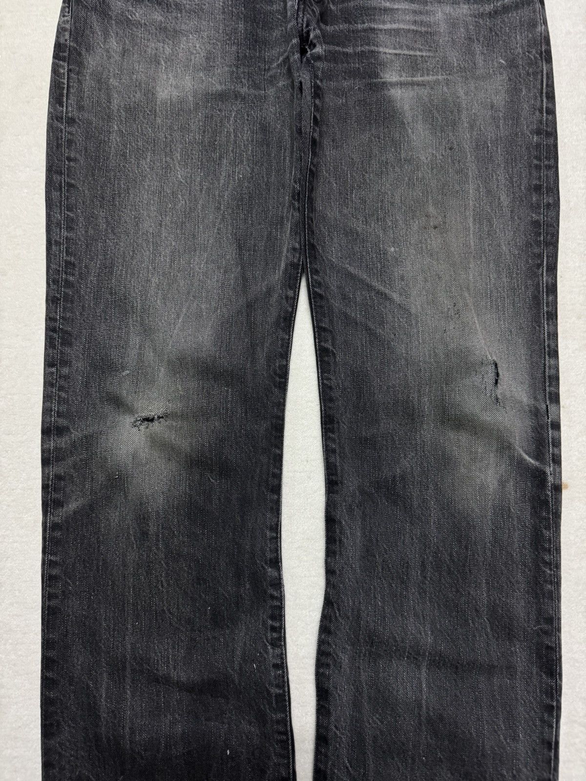 Japanese Brand VINTAGE 2000s GAP THRASHED SICK FADED DISTRESS STRAIGHT JEAN Size US 32 / EU 48 - 4 Thumbnail