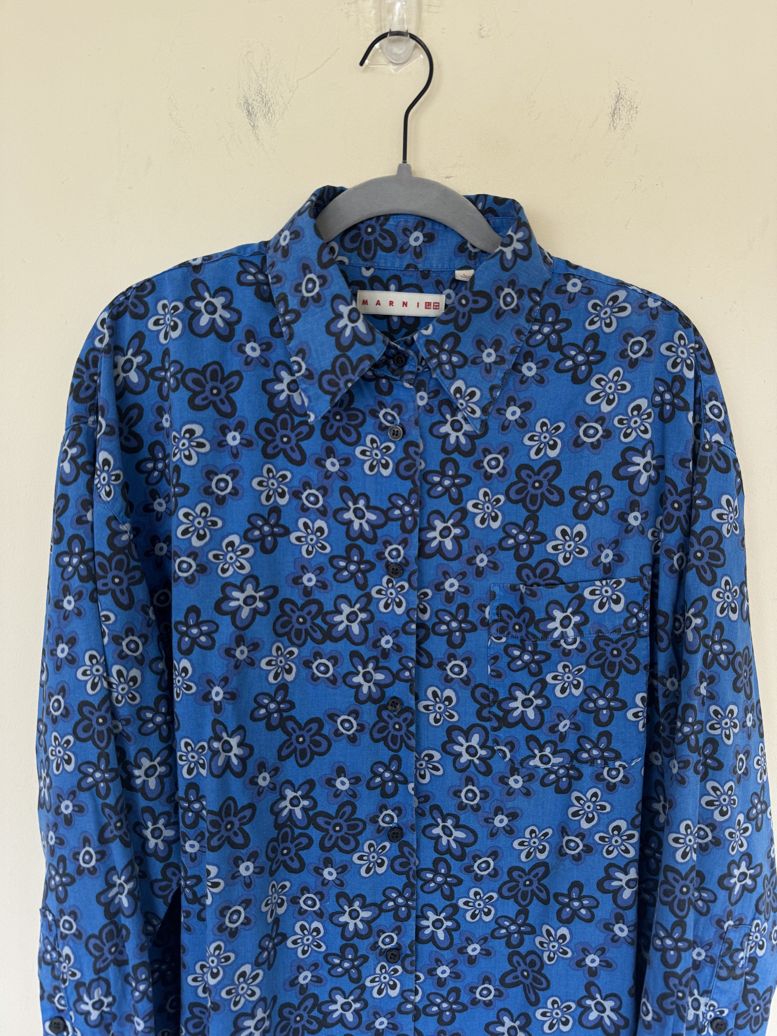 Marni × Uniqlo Marni Floral Button Up Size US L / EU 52-54 / 3 - 3 Thumbnail
