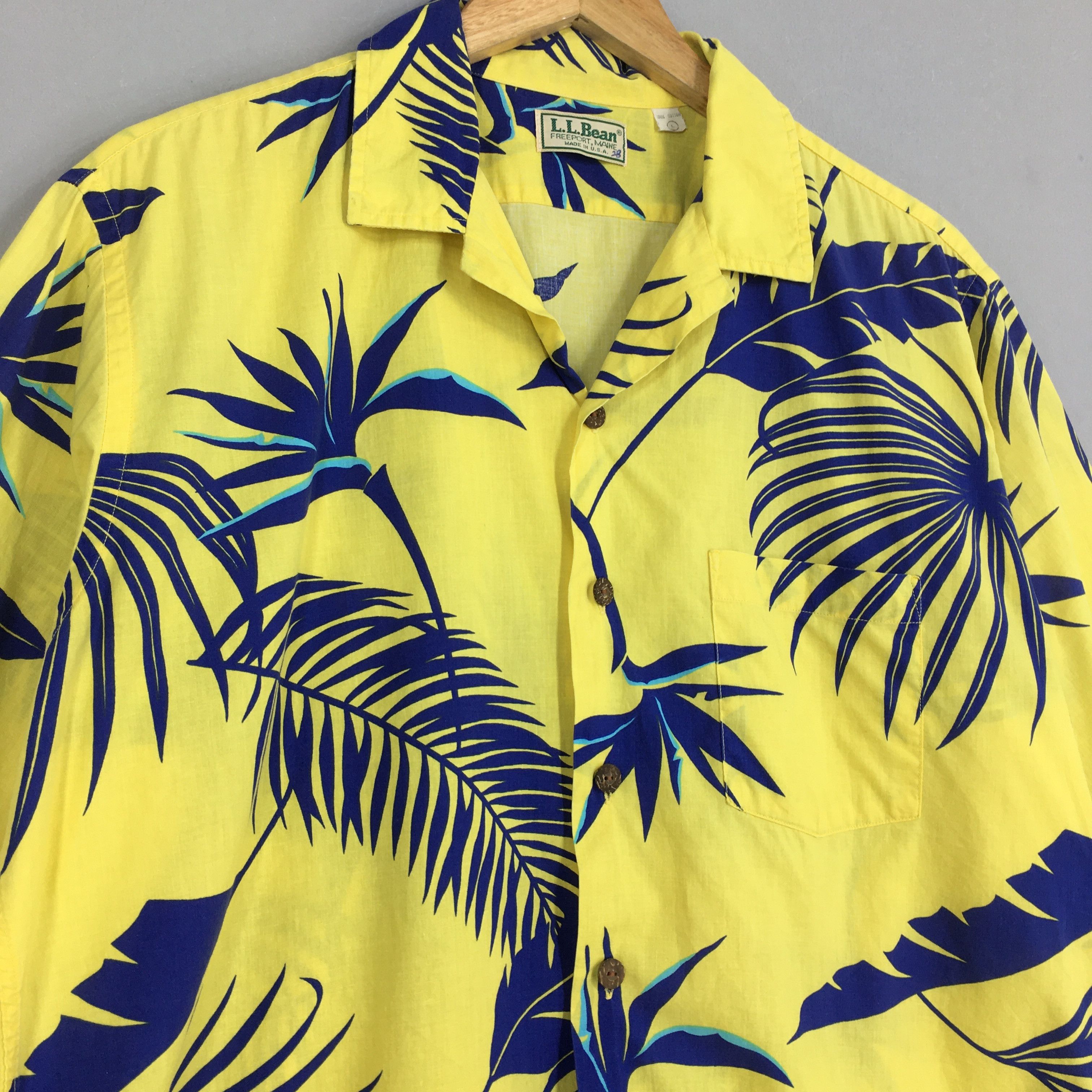 L.L. Bean × Vintage Vintage 80s LL Bean Hawaii Aloha Flower Shirt Large Size US L / EU 52-54 / 3 - 3 Thumbnail