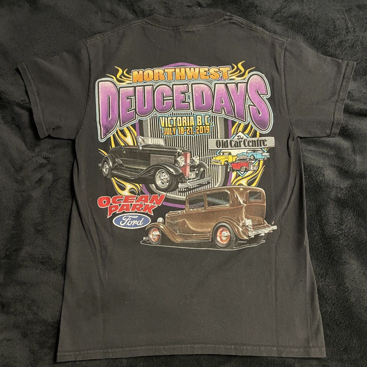 Gildan Northwest Deuce Days Hot Rod T Shirt Size US S / EU 44-46 / 1 - 3 Thumbnail