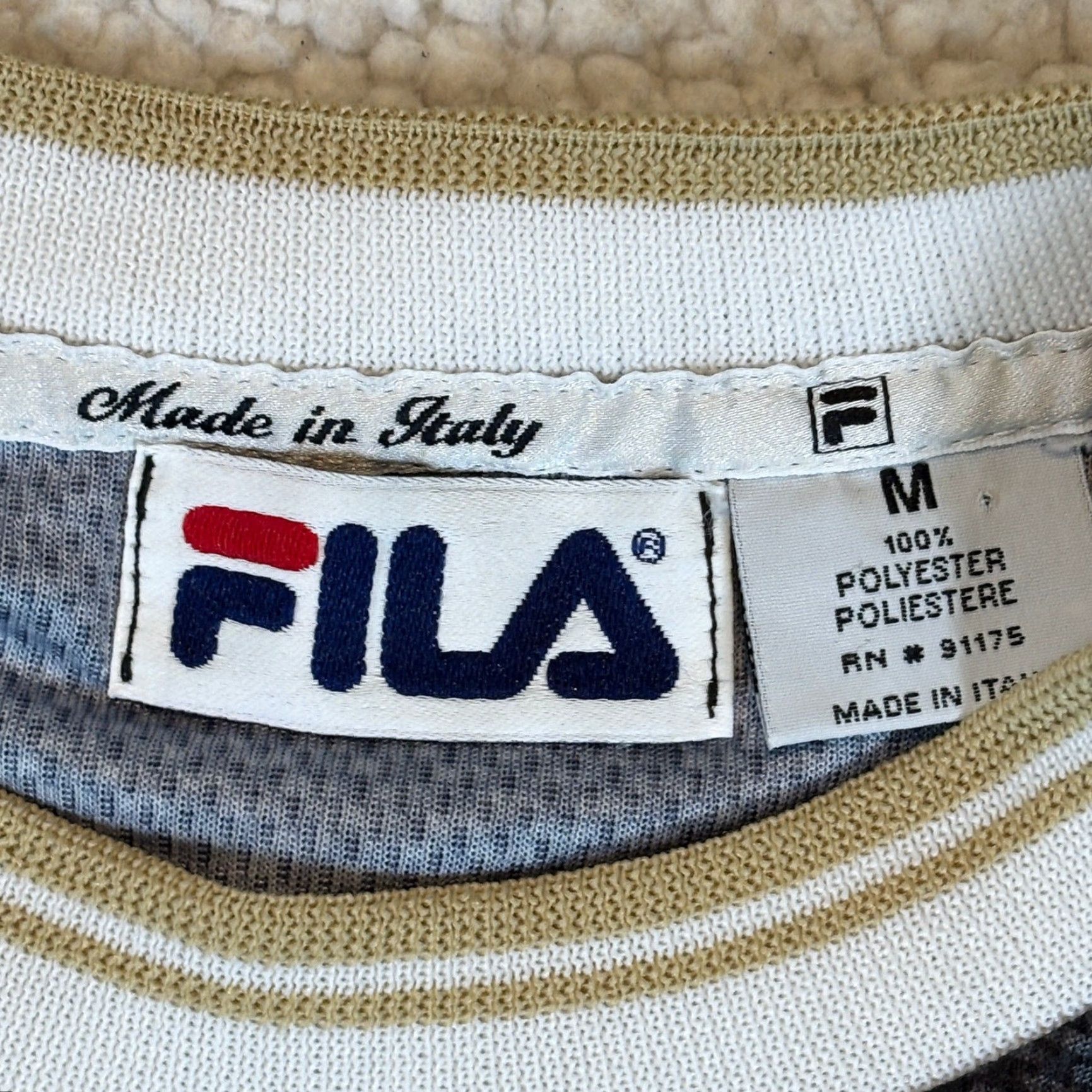 Fila VINTAGE FILA Shirt Medium Black Athletic Short Sleeve Made in Italy 80s Ladies Mens Unisex Adults M Black Short Sleeve 80s FILA Shirt Size US M / EU 48-50 / 2 - 6 Thumbnail