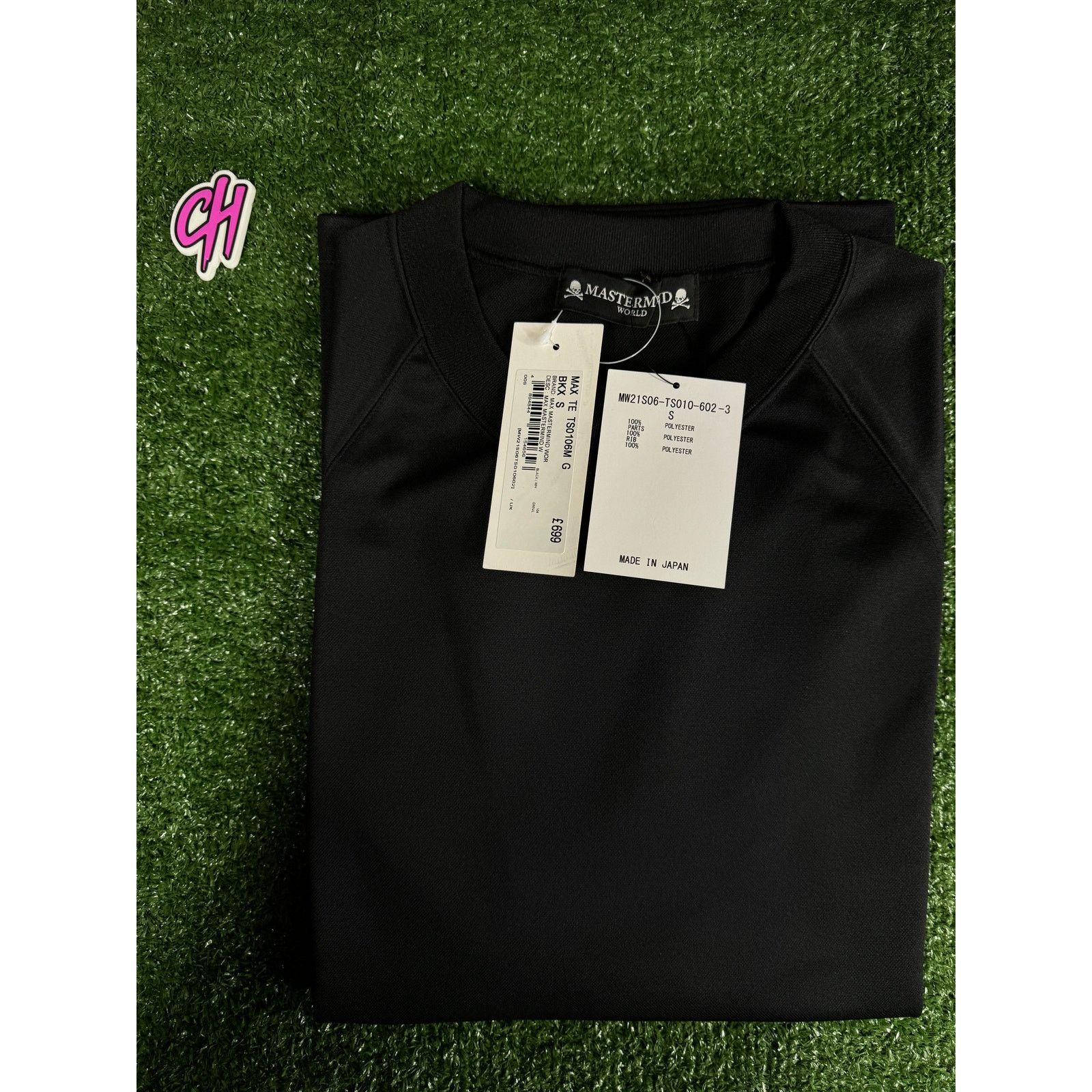 Mastermind Japan Mastermind Vs. Bape Jacquard Tape Black T-Shirt Size Large Size US L / EU 52-54 / 3 - 5 Thumbnail