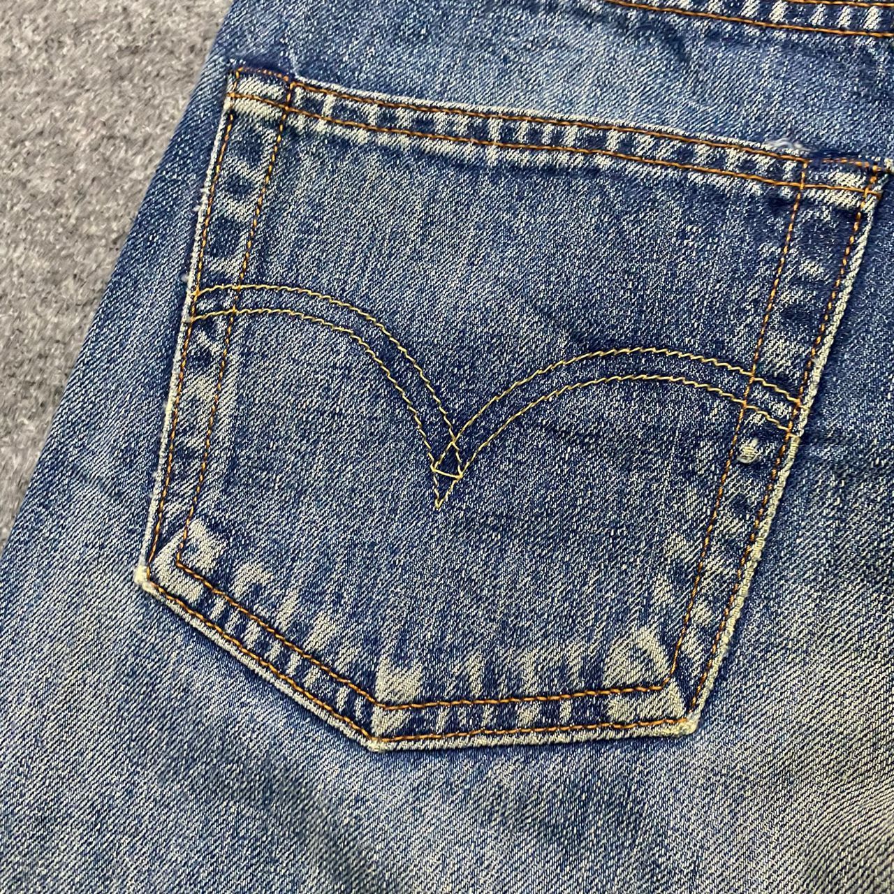 Levi's Vintage 90s Levis 503 Distressed Denim Kurt Cobain Style Size US 32 / EU 48 - 11 Thumbnail