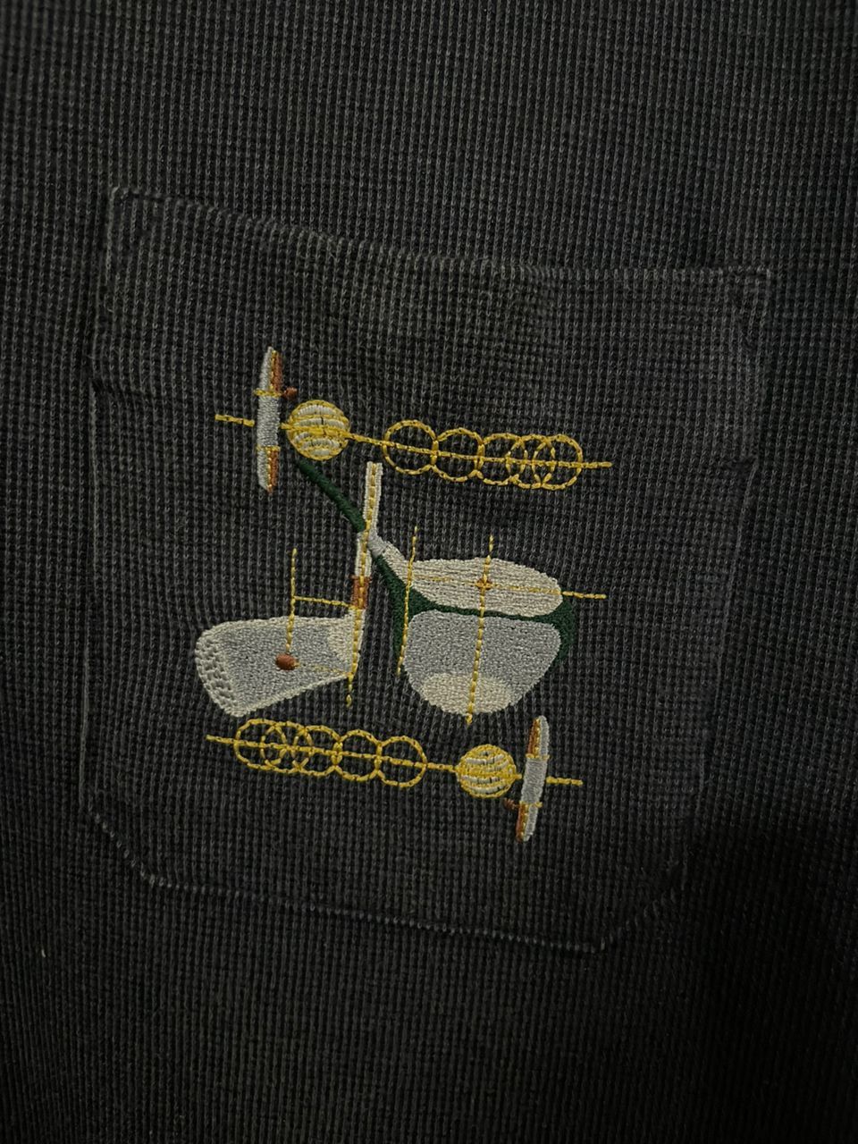 Vintage K5-06 japan made Viesteni Coogi Stlye polo golf shirt Size US L / EU 52-54 / 3 - 9 Thumbnail