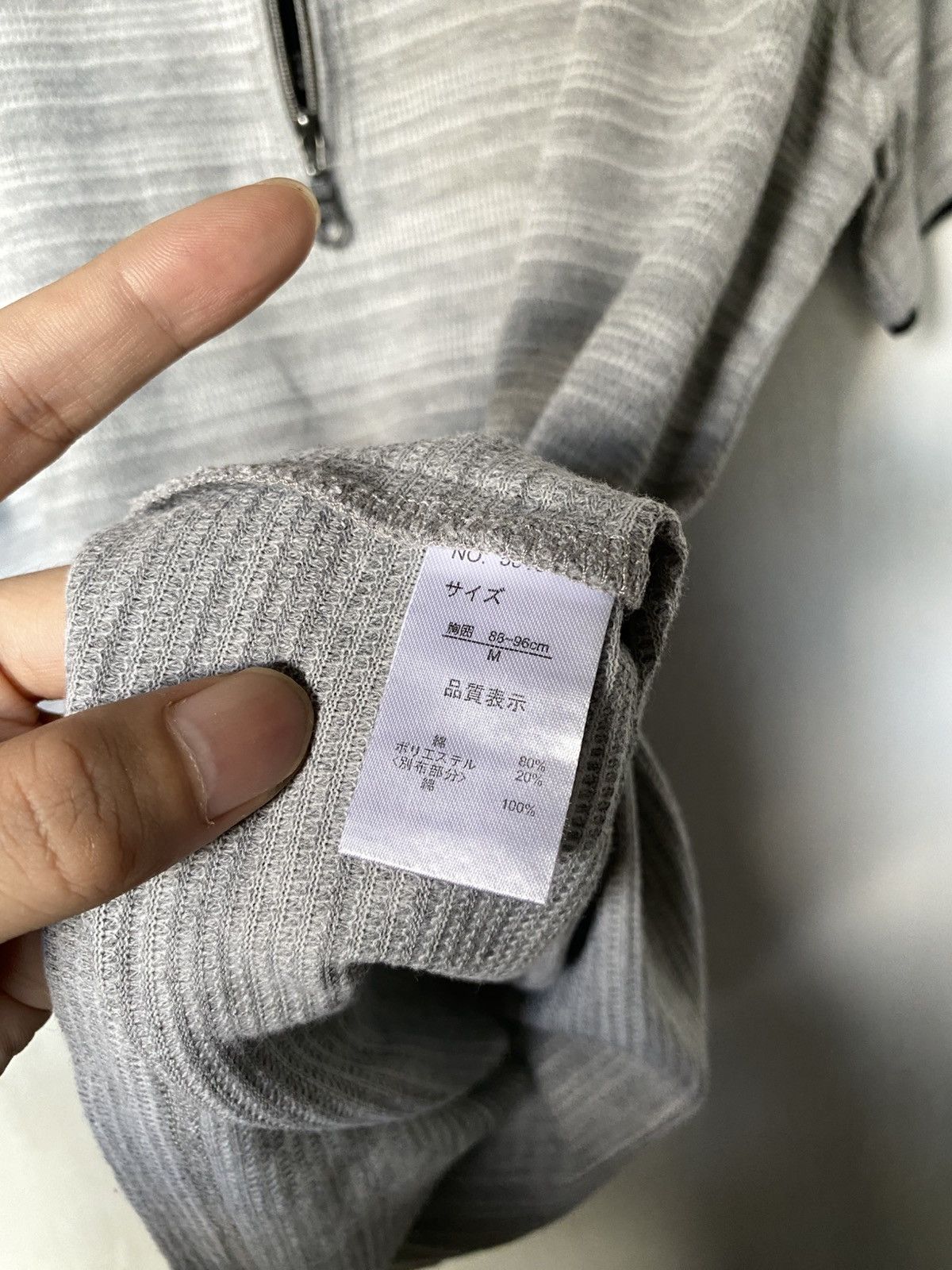Beauty Beast × If Six Was Nine × Japanese Brand Nota Bene Double Layer Zip Button Tshirt Size US M / EU 48-50 / 2 - 6 Thumbnail