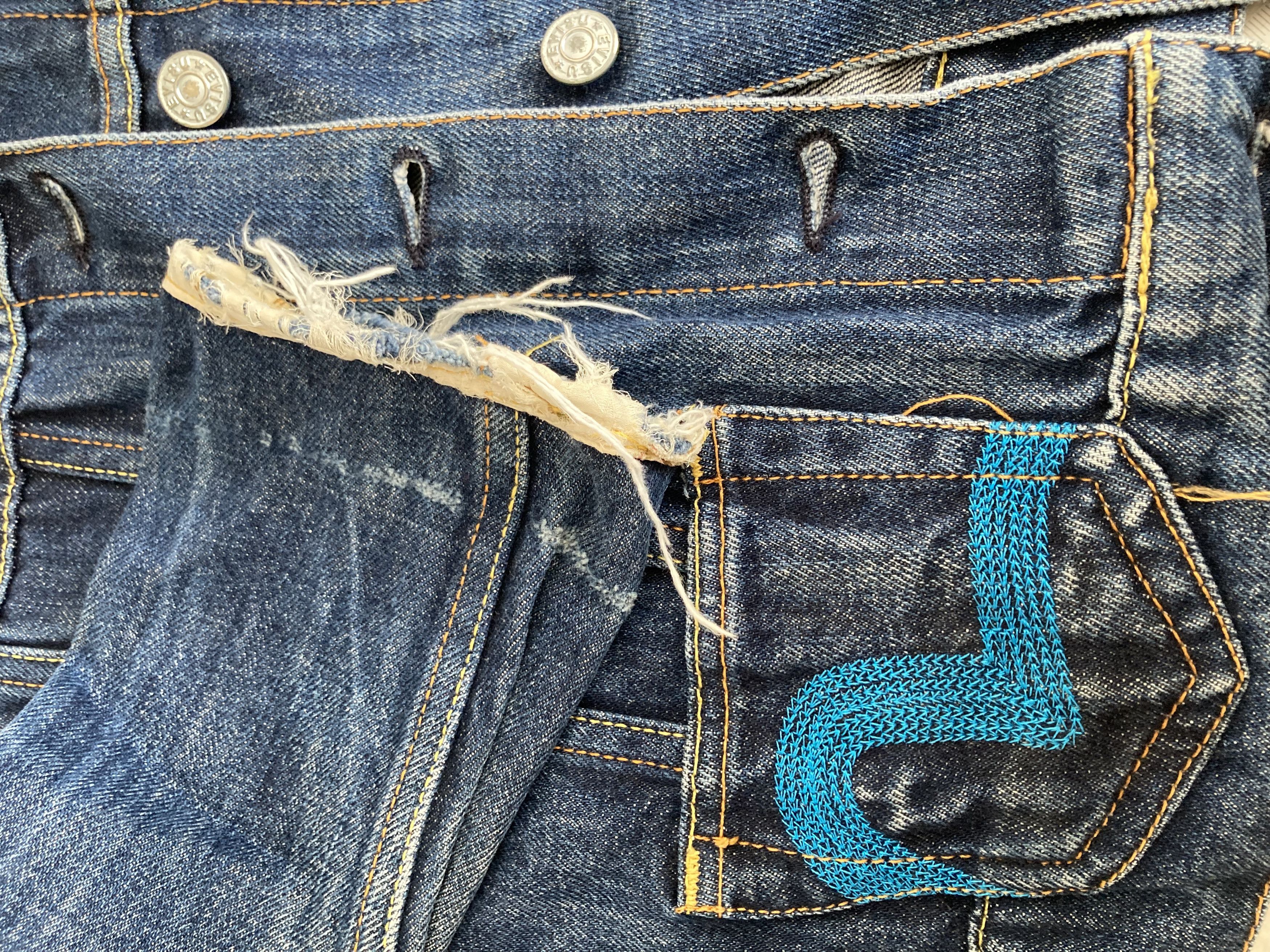 Evisu × Japanese Brand Women Denim Jeans Jacket Blazer Cropped Japanese Japan 90's Size S / US 4 / IT 40 - 9 Thumbnail