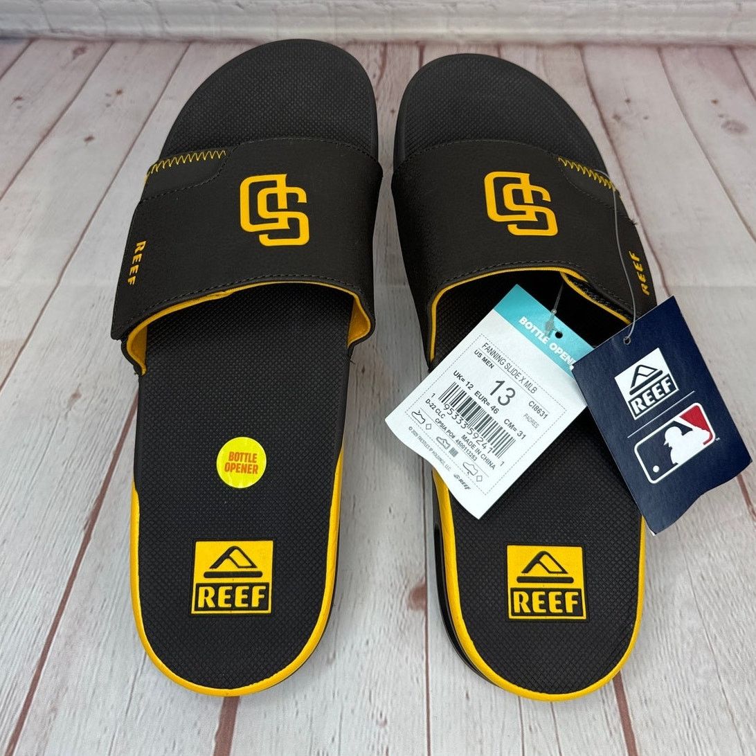 REEF Reef Fanning x MLB San Diego Padres Slides Sandals Mens 13 Size US 13 / EU 46 - 8 Thumbnail