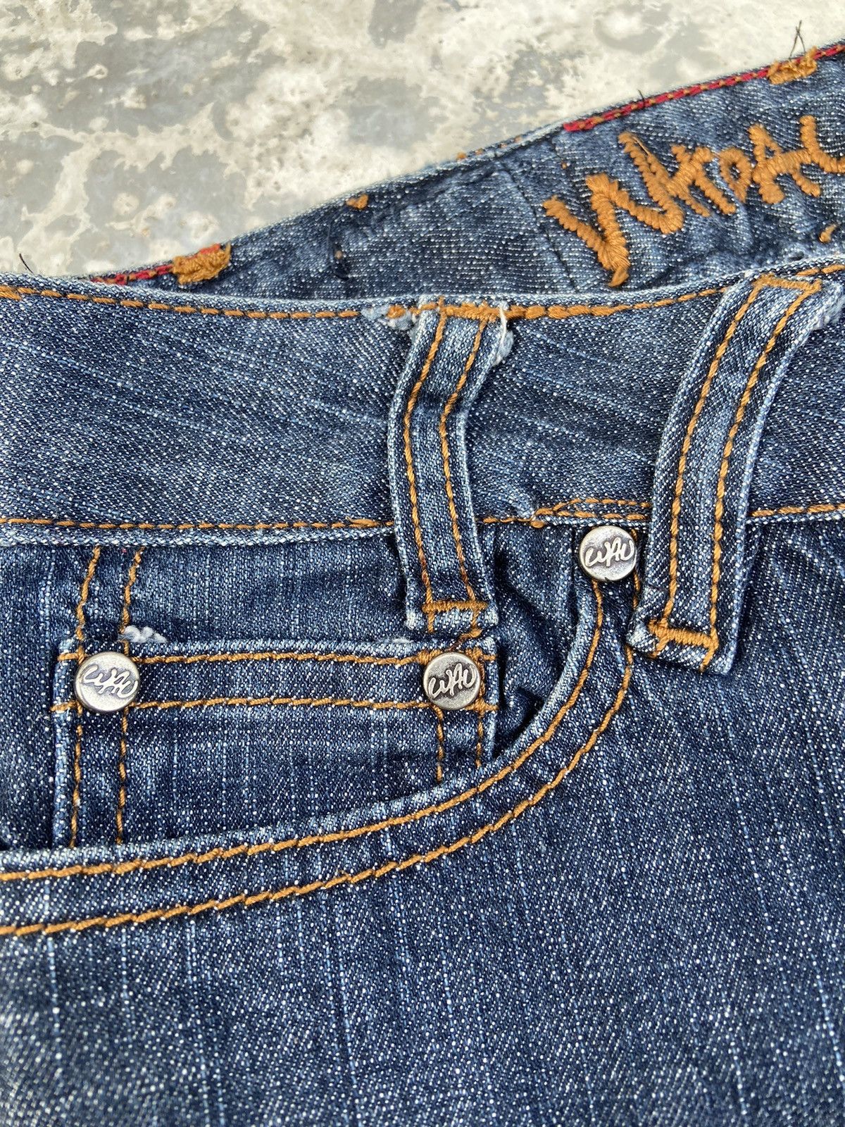 Who A.U. WHO.AU california denim pants women slimfit Size 27" / US 4 / IT 40 - 5 Thumbnail