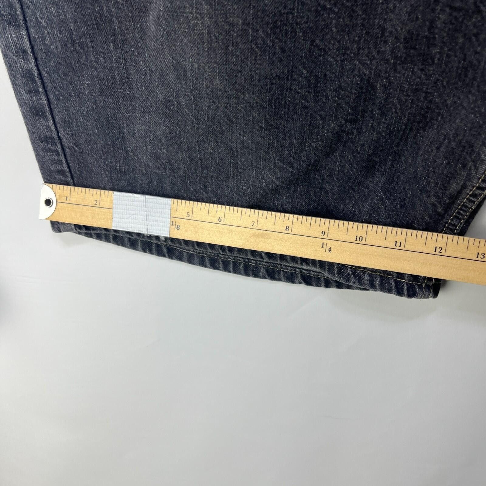 Levi's Vintage Levi's 569 Loose Straight Black Denim Jean Shorts 38 Size US 38 / EU 54 - 9 Thumbnail