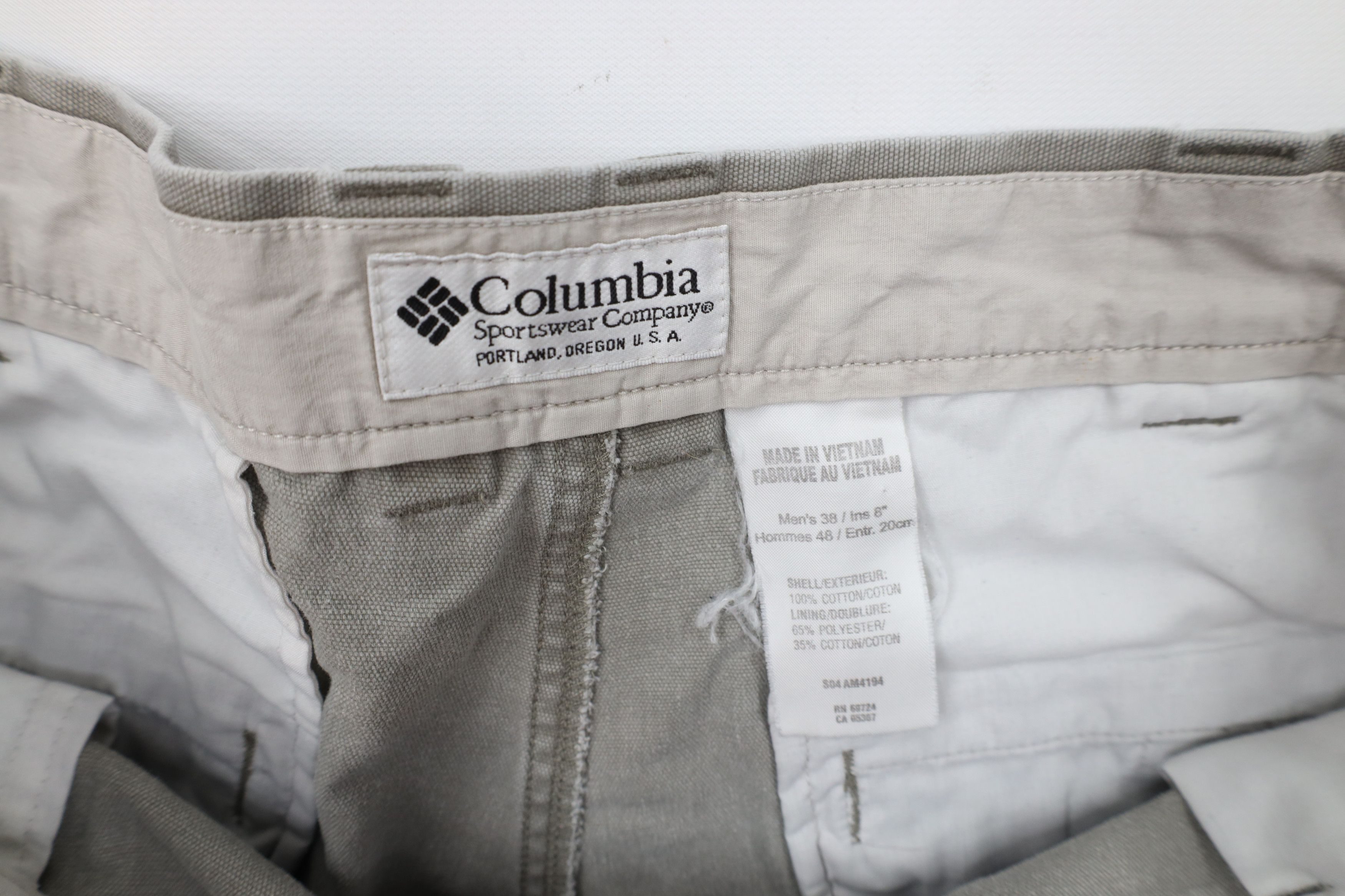 Columbia Vintage Columbia Spell Canvas Trekking Shorts Gray Cotton Size US 38 / EU 54 - 6 Thumbnail