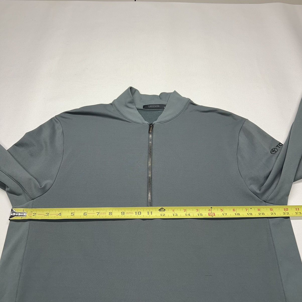 Japanese Brand Greyson 1/4 Zip Sweater Green Toyota Logo Golf Active Car Size US L / EU 52-54 / 3 - 20 Thumbnail