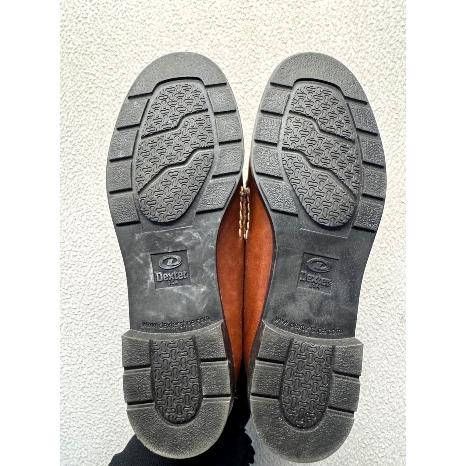 Vintage Dexter Brown Leather Penny Loafers Size 9.5, Dress Oxford, Men, Like New, Rubber Sole Size US 10 / EU 43 - 6 Thumbnail