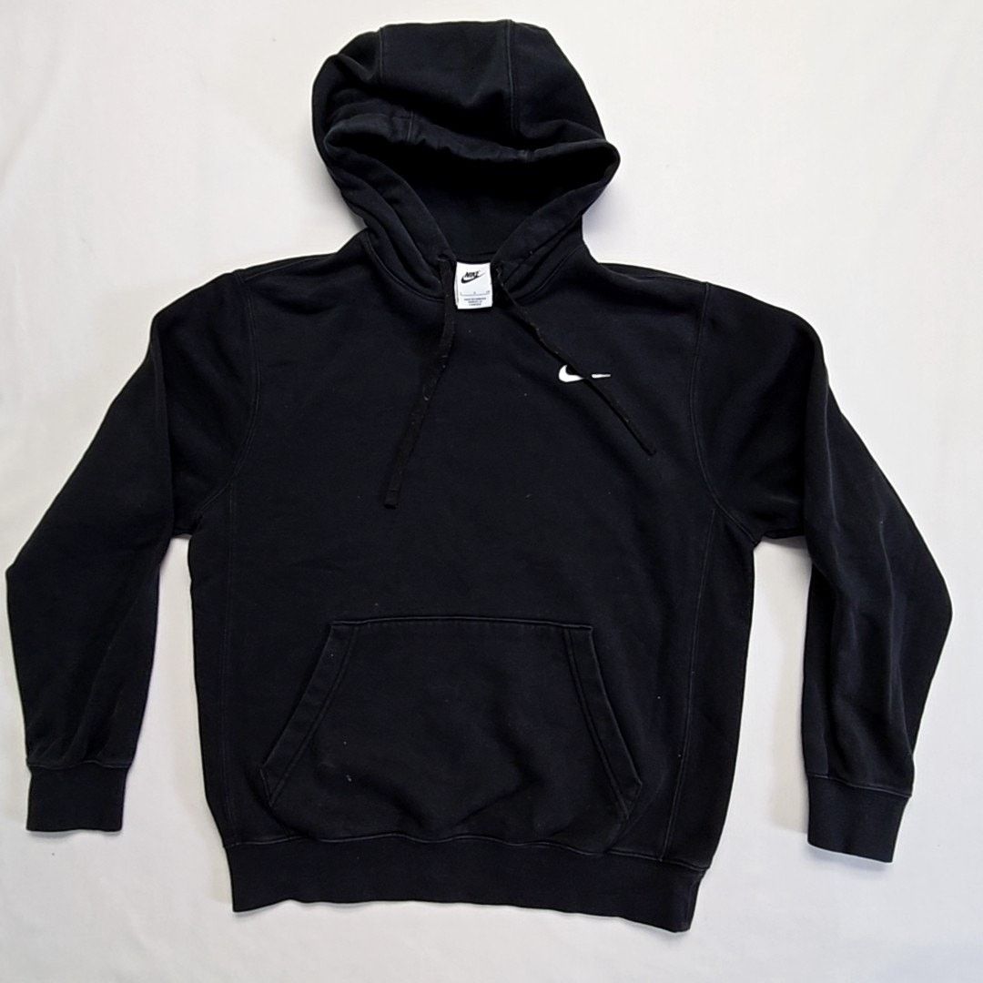 Nike Nike Black Hoodie Swoosh Logo Pullover Sweatshirt Mens Small Size US S / EU 44-46 / 1 - 1 Thumbnail