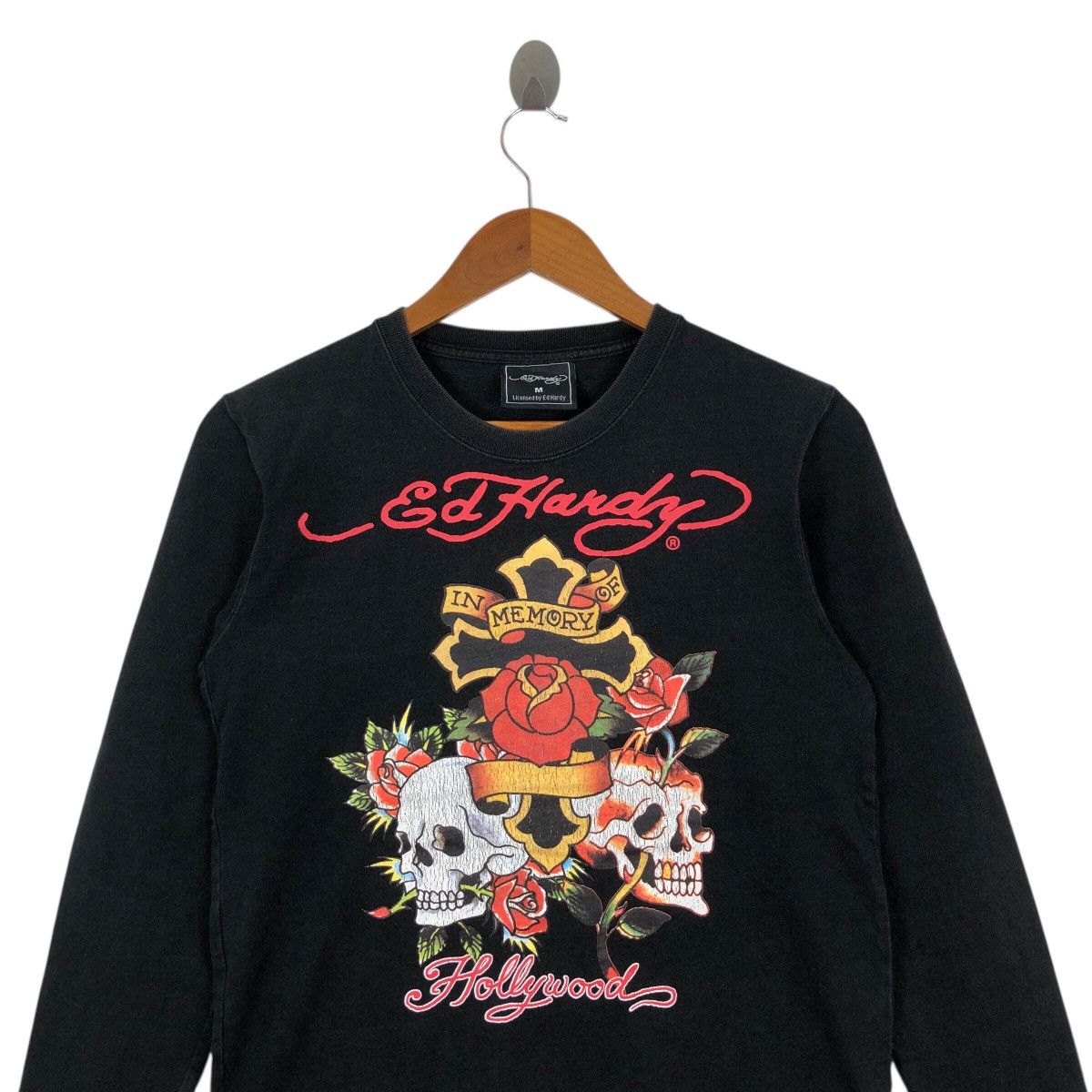 Ed Hardy Y2K Ed Hardy Hollywood Long Sleeve T-Shirt Size US M / EU 48-50 / 2 - 2 Thumbnail