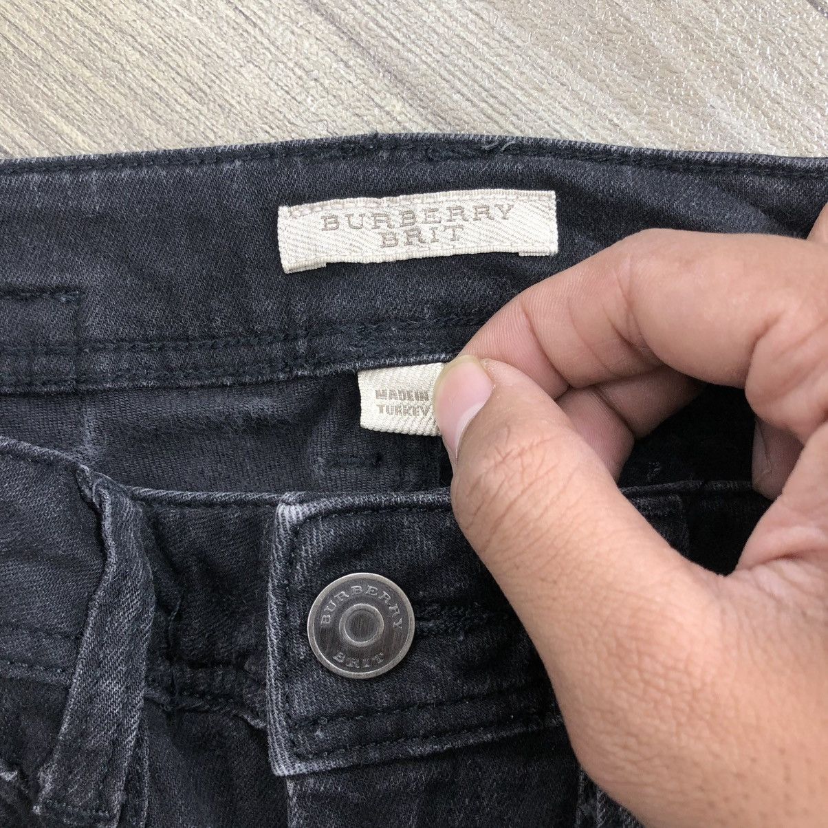 Burberry × Designer × Vintage 2000s Burberry Brit Cargo Bondage Bikers Jeans Skinny Size US 32 / EU 48 - 11 Thumbnail