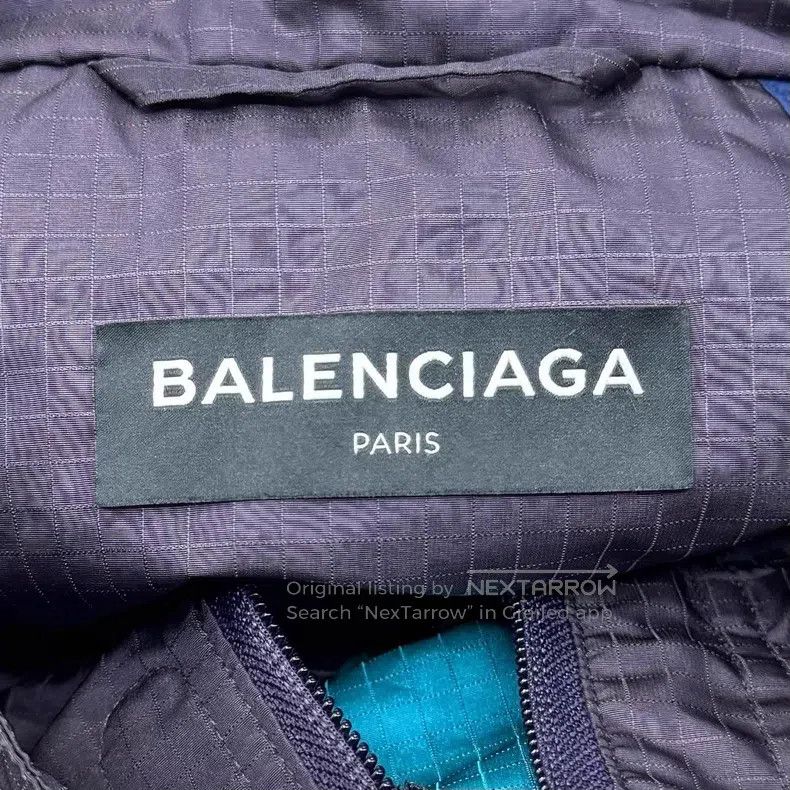 Balenciaga Balenciaga Logo Patchwork Colorblock Windbreaker Size US M / EU 48-50 / 2 - 3 Thumbnail