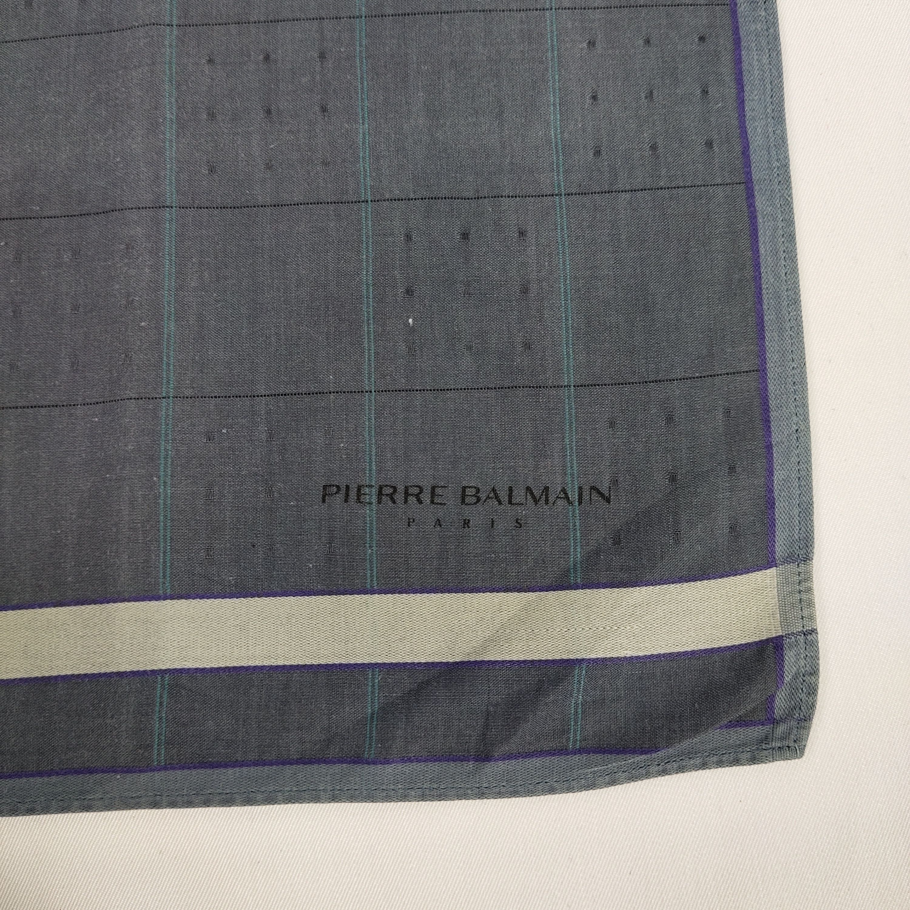 Pierre Balmain × Vintage Pierre Balmain Handkerchief / Neckerchief / Bandana FZ690 Size ONE SIZE - 5 Thumbnail