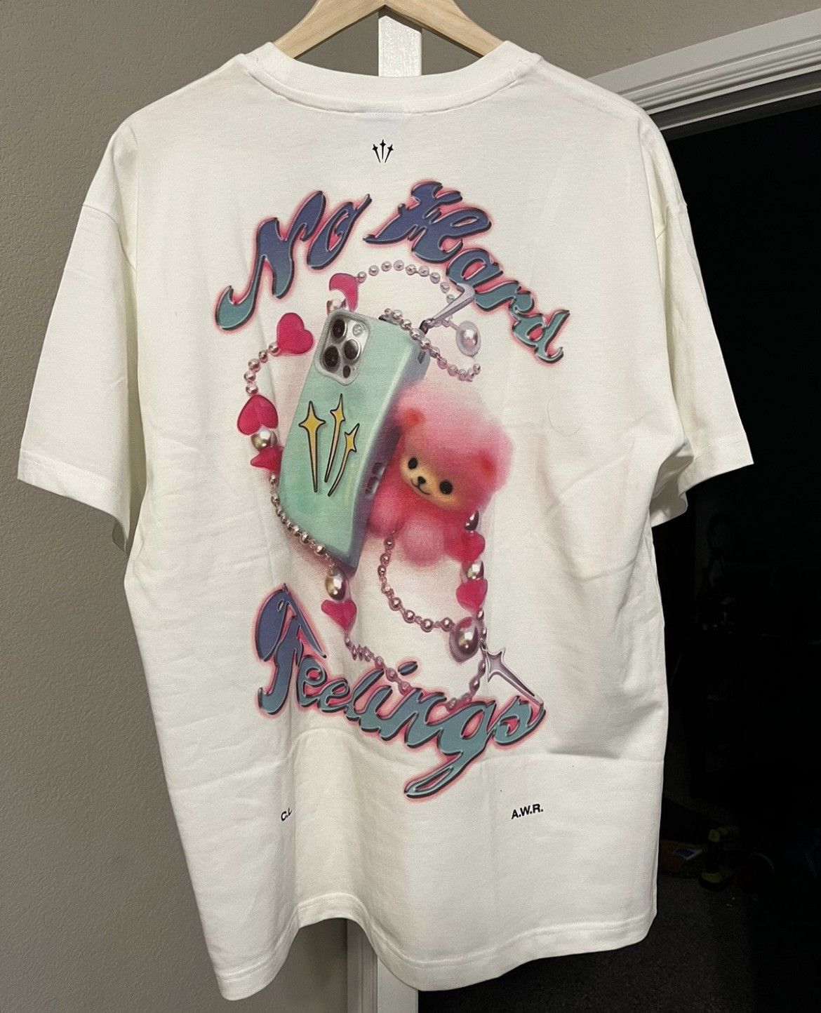 image of Drake x Nike Nocta No Hard Feelings Tee in White, Men's (Size XL)