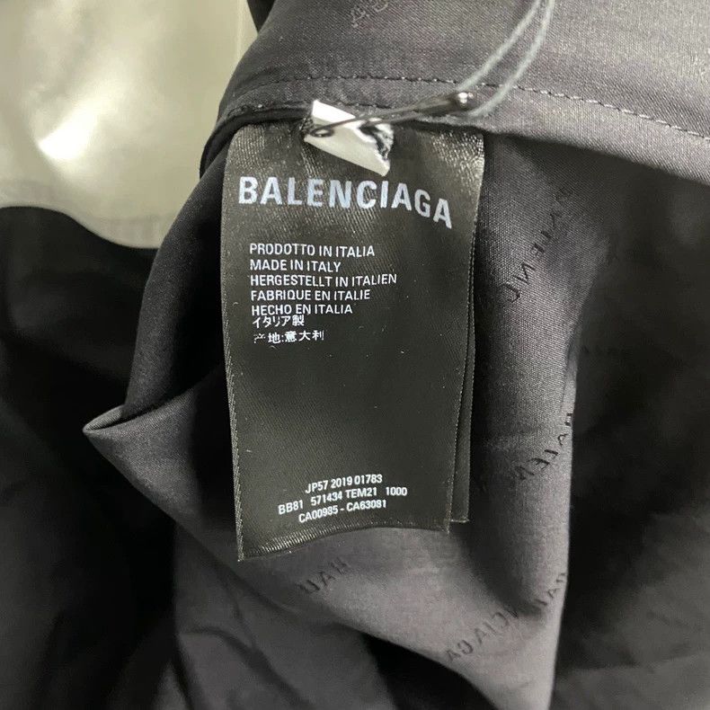 Balenciaga Balenciaga Black and white patchwork embroidered logo jack Size US M / EU 48-50 / 2 - 4 Thumbnail