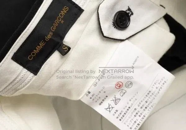 Comme des Garcons Comme Des Garcons size S Black retro arc deformation pants Size 23" - 9 Thumbnail