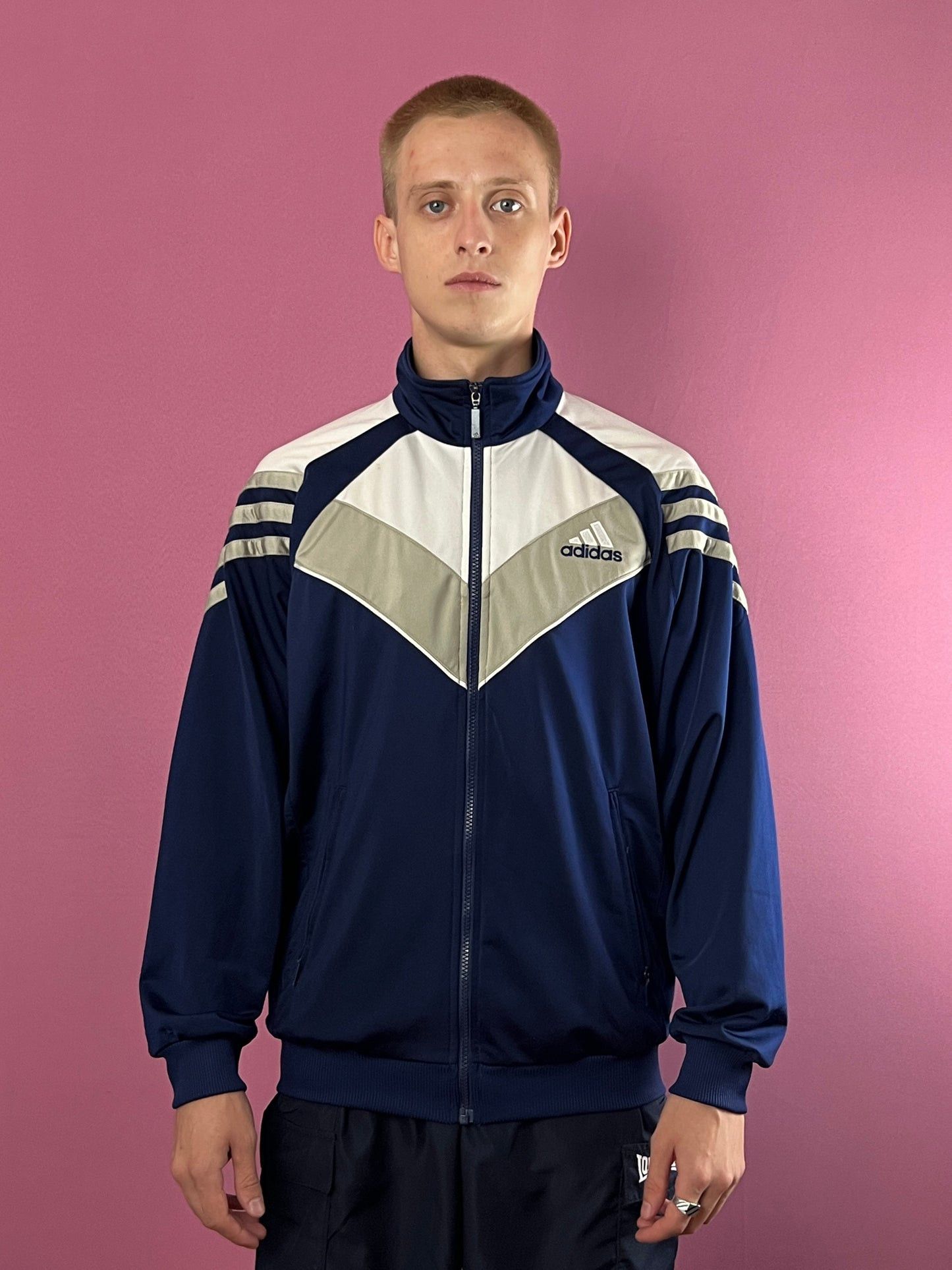Adidas × Vintage 90s Adidas Vintage Men's Track Jacket - M Size US M / EU 48-50 / 2 - 2 Thumbnail