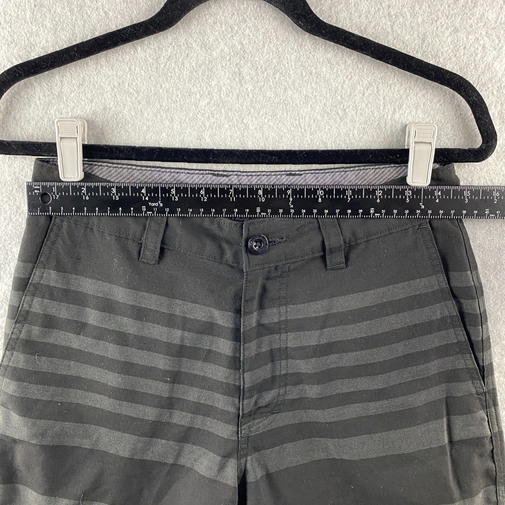 O'Neill O'Neill Hybrid Shorts 28 Mens Black Board Shorts Chino Crossover Striped Golf Size US 28 / EU 44 - 5 Thumbnail