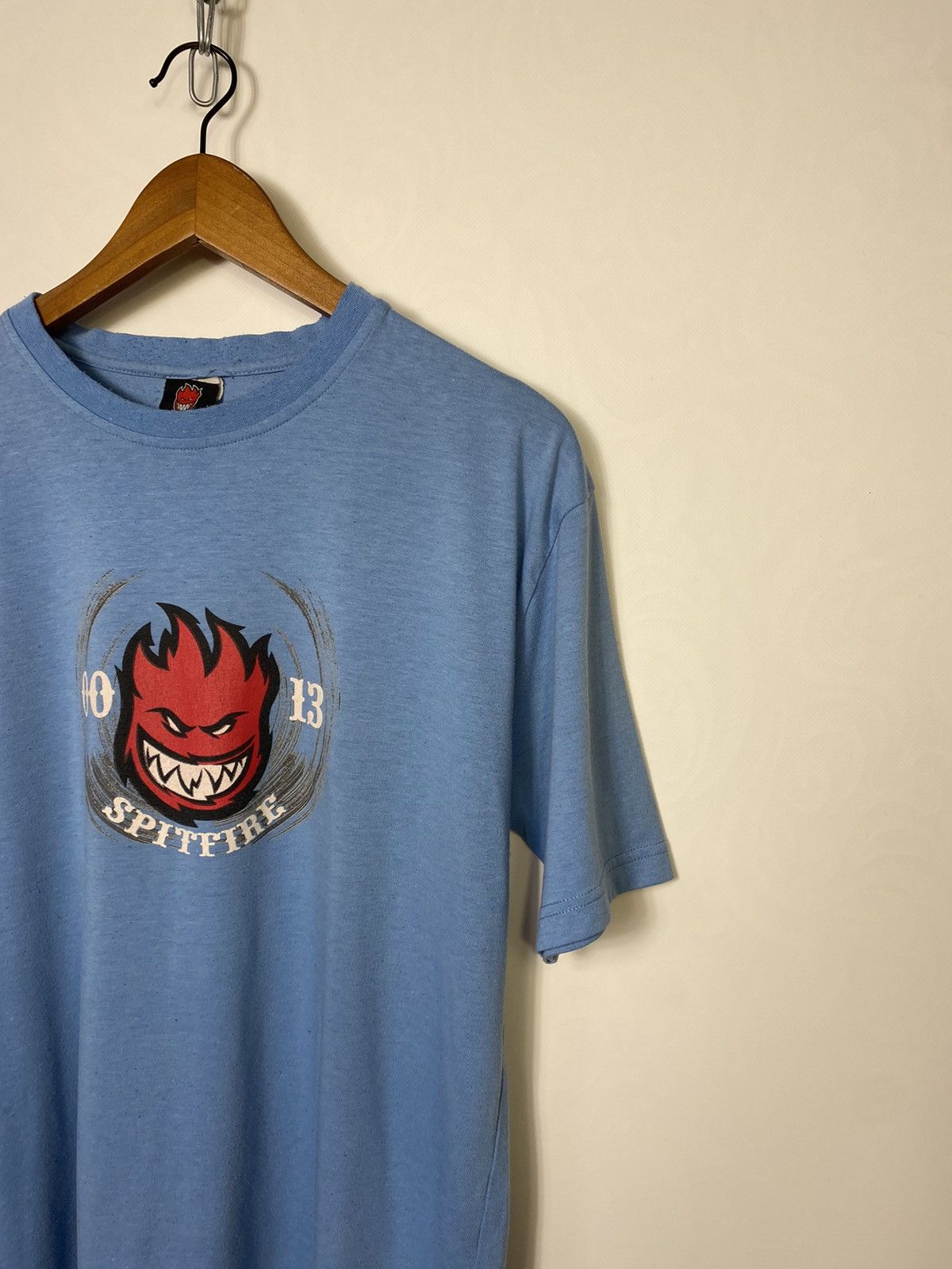 Spitfire Vintage 90s Spitfire Script Sun T-shirt Tee Size US L / EU 52-54 / 3 - 3 Thumbnail
