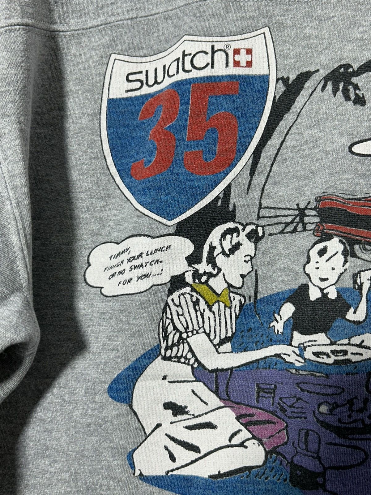 Swatch × Vintage 90’s Swatch Pullover Size US L / EU 52-54 / 3 - 3 Thumbnail
