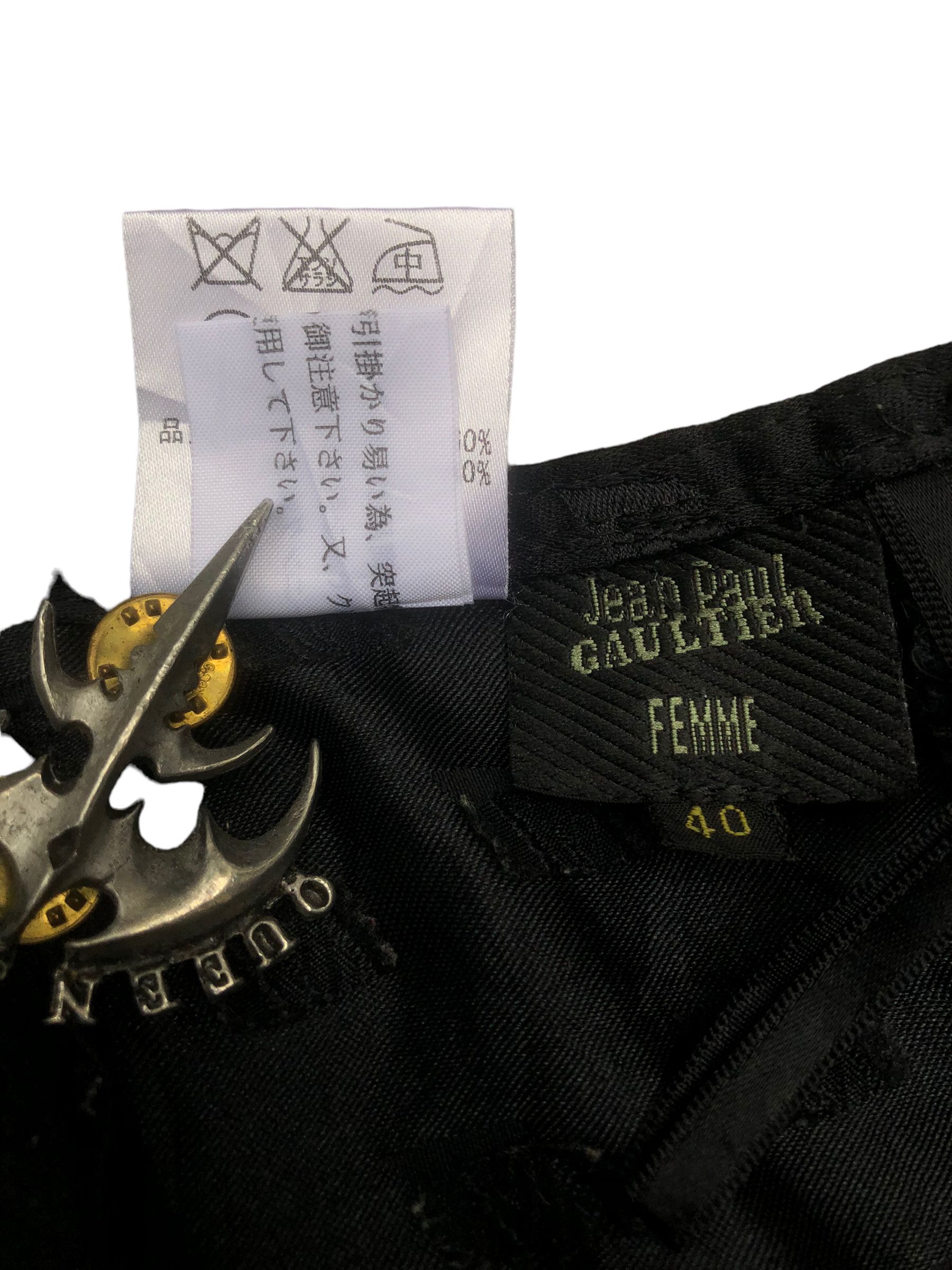 Jean Paul Gaultier JEAN PAUL GAULTIER Femme Embellish Nylon Pants Trousers Size 27" / US 4 / IT 40 - 7 Thumbnail