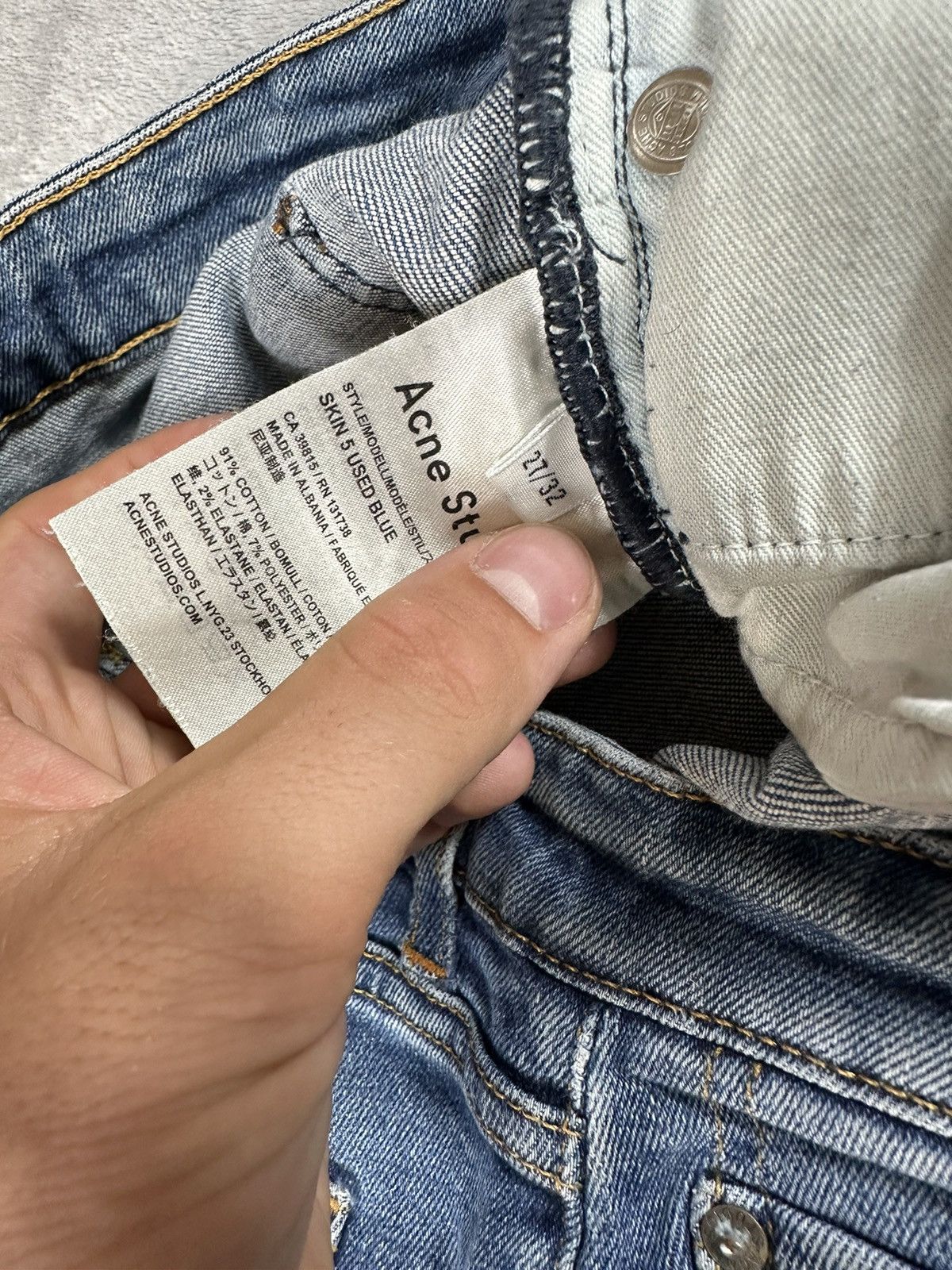 Acne Studios Acne studios skinny jeans Size 24" / US 00 / IT 34 - 3 Thumbnail