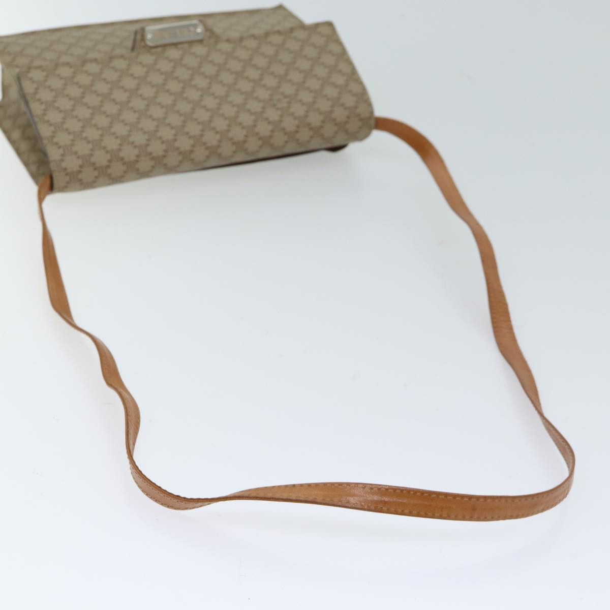 Celine CELINE Macadam Canvas Shoulder Bag Coated Canvas Beige Size ONE SIZE - 7 Thumbnail