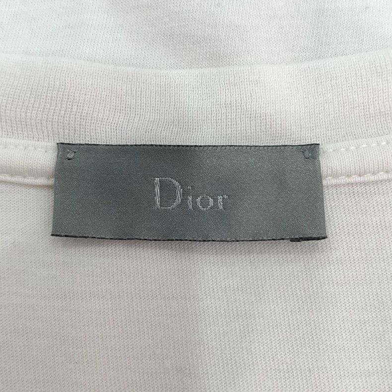 Dior Dior White Logo Print Bee Embroidery Round Neck Cotton Shor Size US S / EU 44-46 / 1 - 6 Thumbnail