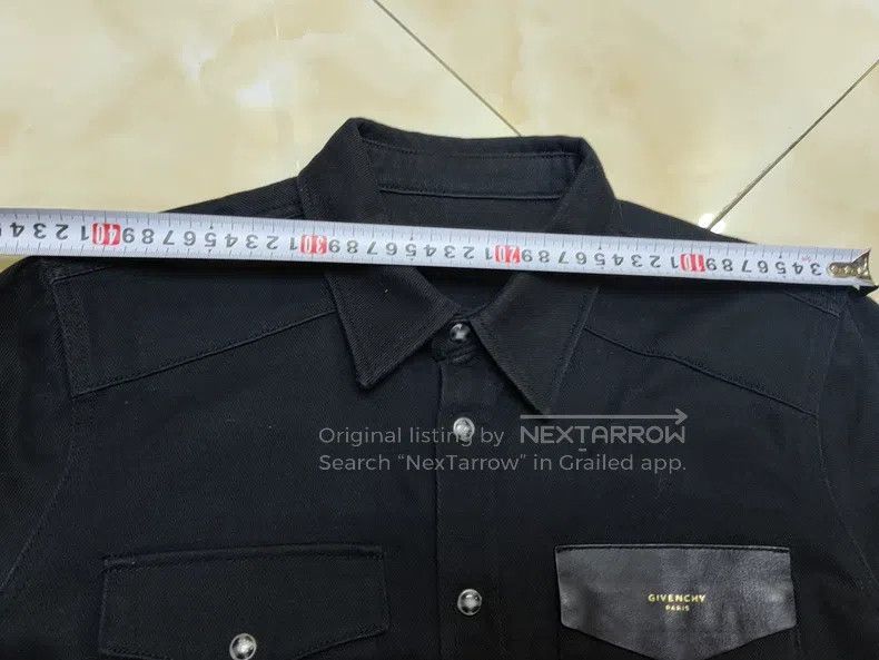 Givenchy Givenchy Men's Black Denim Shirt, Size M, 100 Size US M / EU 48-50 / 2 - 7 Thumbnail