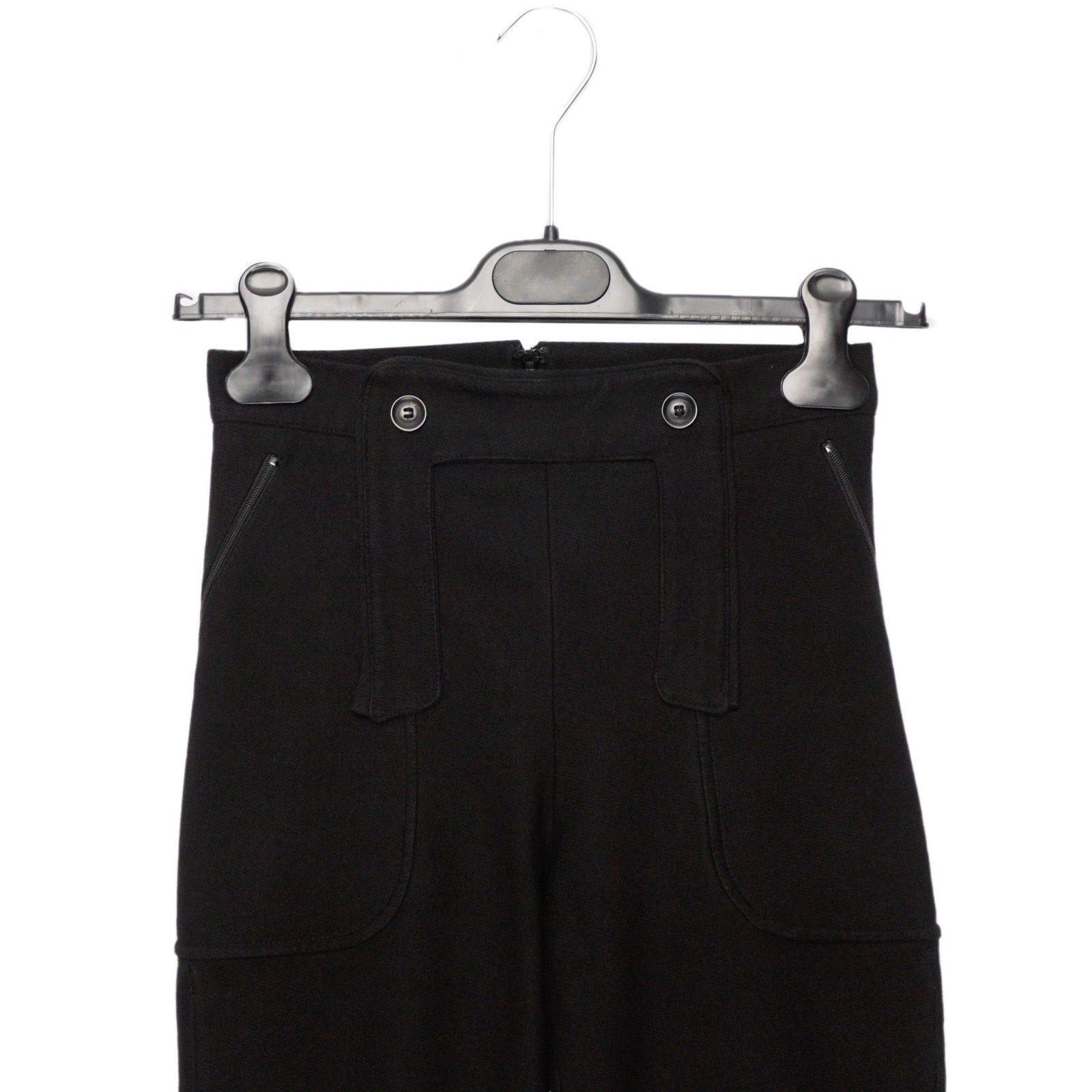 Givenchy Givenchy Paris Black Cargo Leggings Pants Size 26" / US 2 / IT 38 - 2 Thumbnail