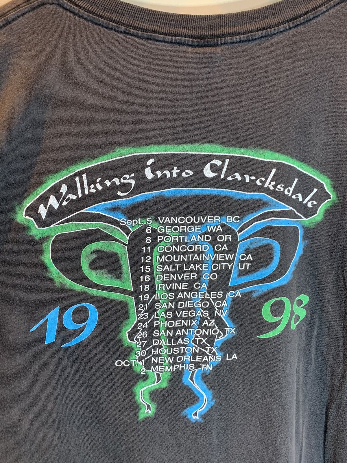 Band Tees RARE Vintage 1998 Jimmy Page Robert Plant Led Zeppelin Shirt Size US XL / EU 56 / 4 - 4 Thumbnail