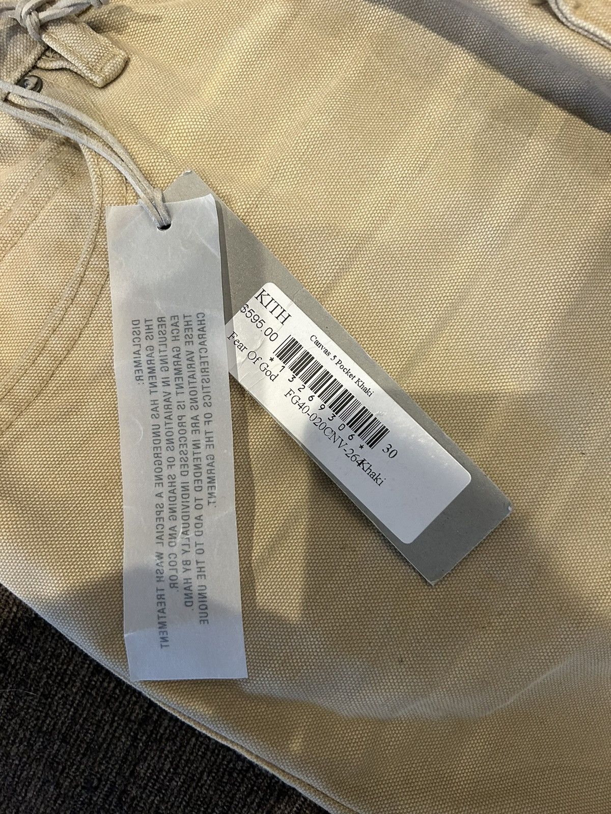Fear of God Fear Of God Beige Jeans Size US 30 / EU 46 - 3 Thumbnail
