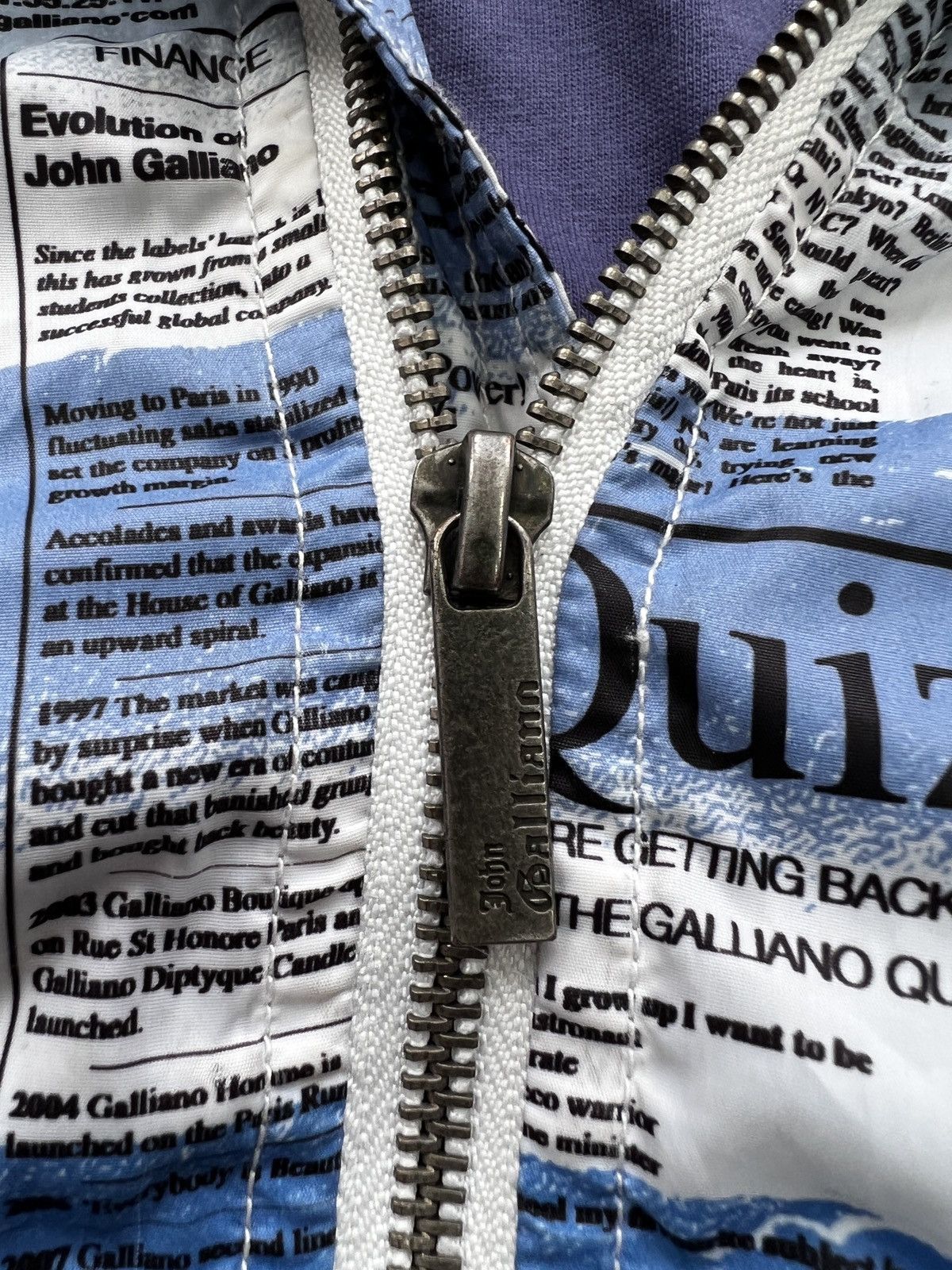Designer × John Galliano VINTAGE RARE 90s gazette John Galliano nylon jacket Woman L Size L / US 10 / IT 46 - 7 Thumbnail