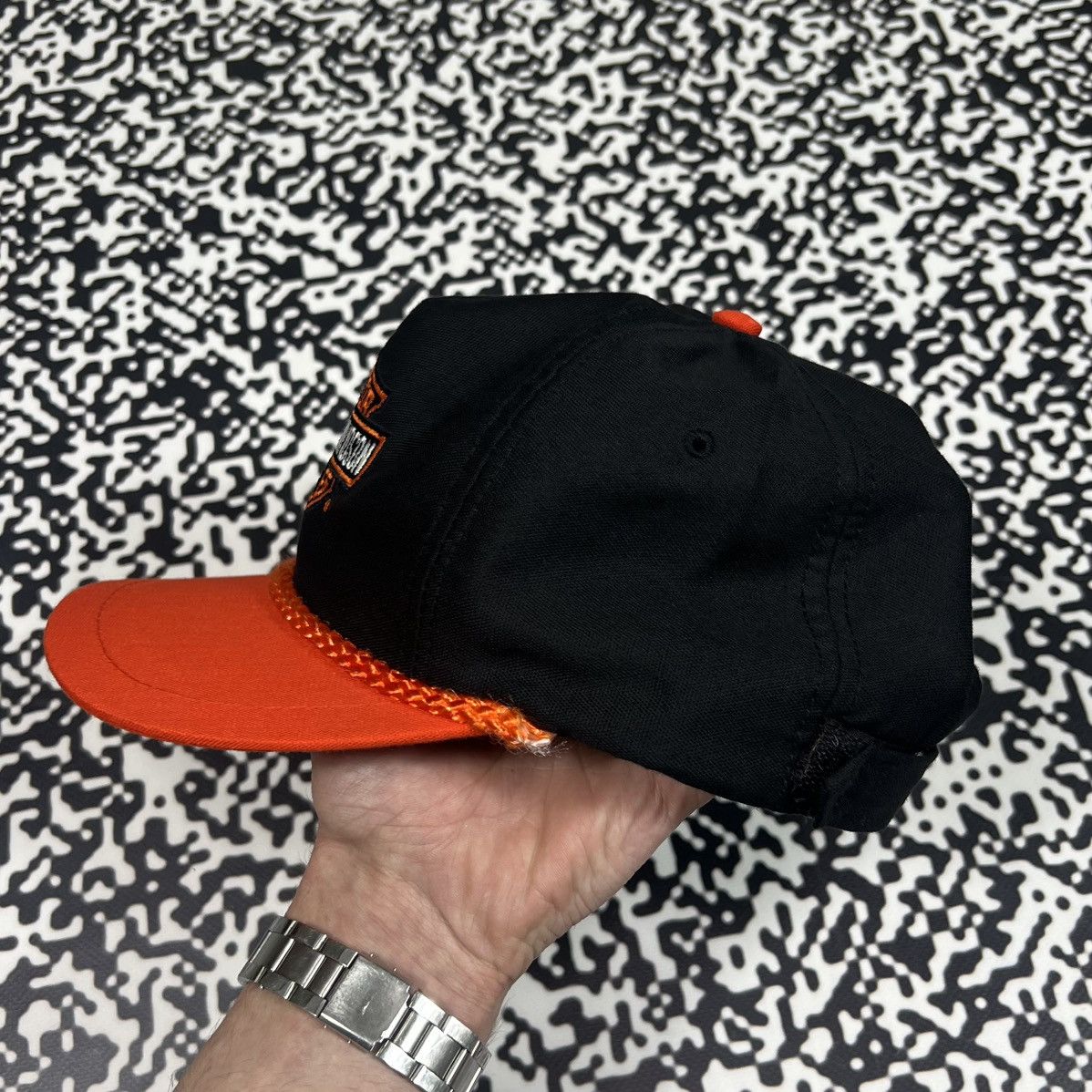 Harley Davidson Vintage 90s Harley Davidson Retro Motor Cycles Rare Cap Size ONE SIZE - 2 Thumbnail