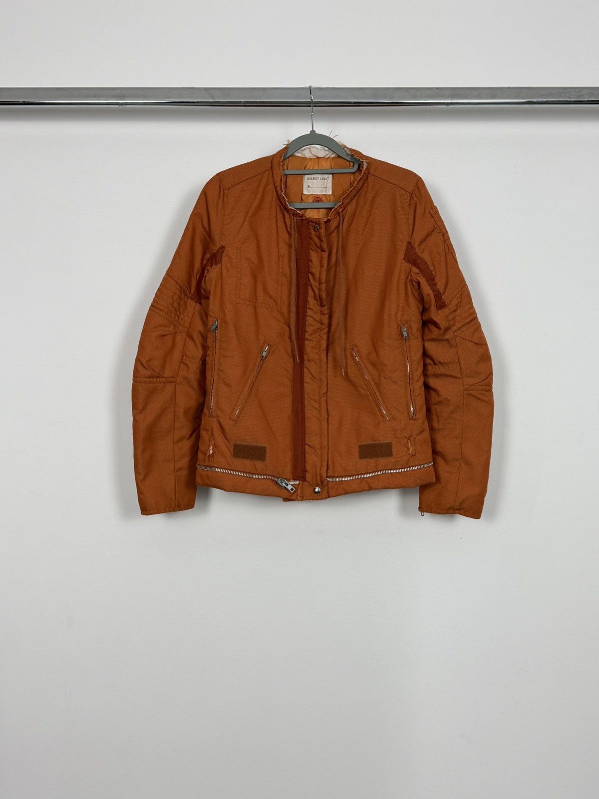 Helmut Lang AW99 MOLESKIN ASTRO BIKER JACKET RARE SIZE ARCHIVE
