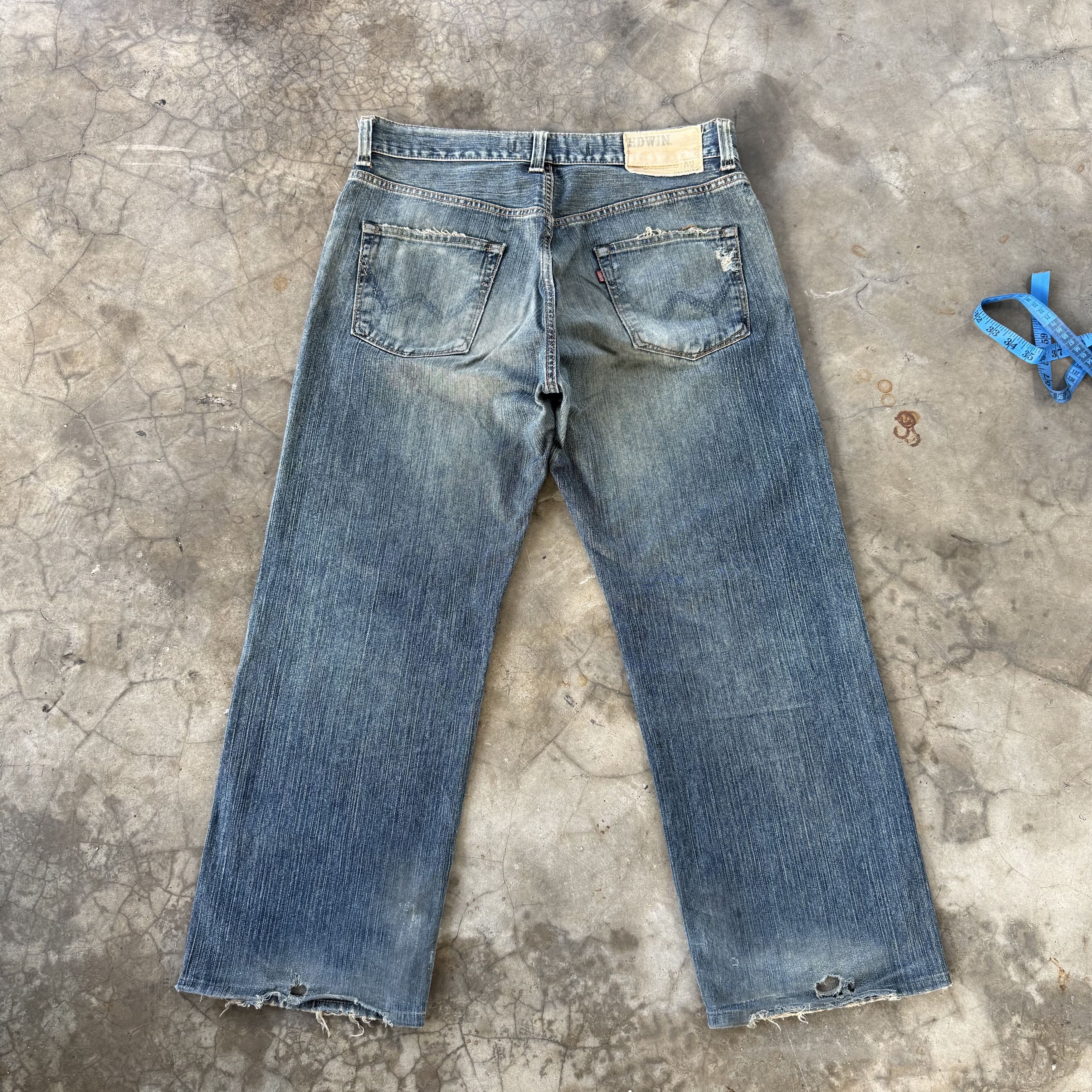 Edwin Vintage Edwin Faded Rusty distressed Denim Pants Size US 36 / EU 52 - 7 Thumbnail