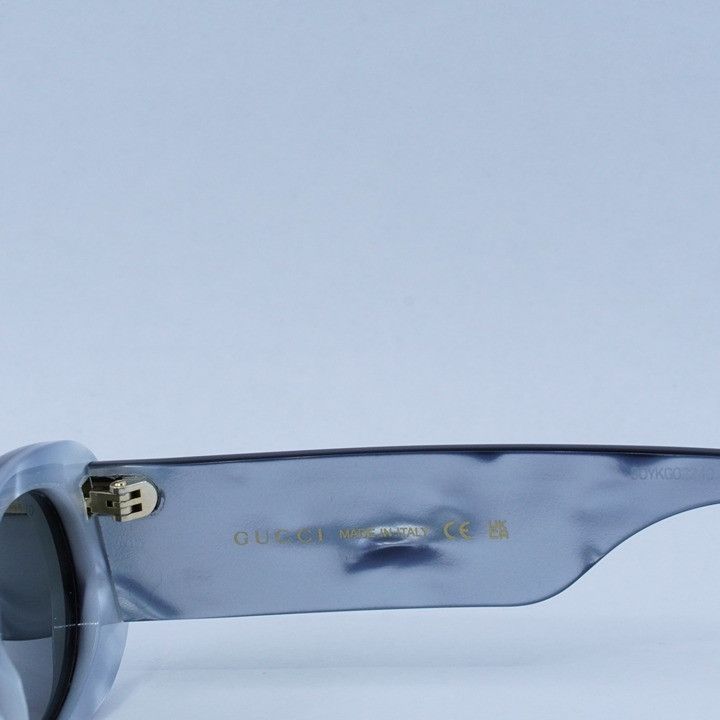 Gucci Gucci GG0517S 001 Sunglasses Black Oval Frame, Grey Lenses Size ONE SIZE - 6 Thumbnail