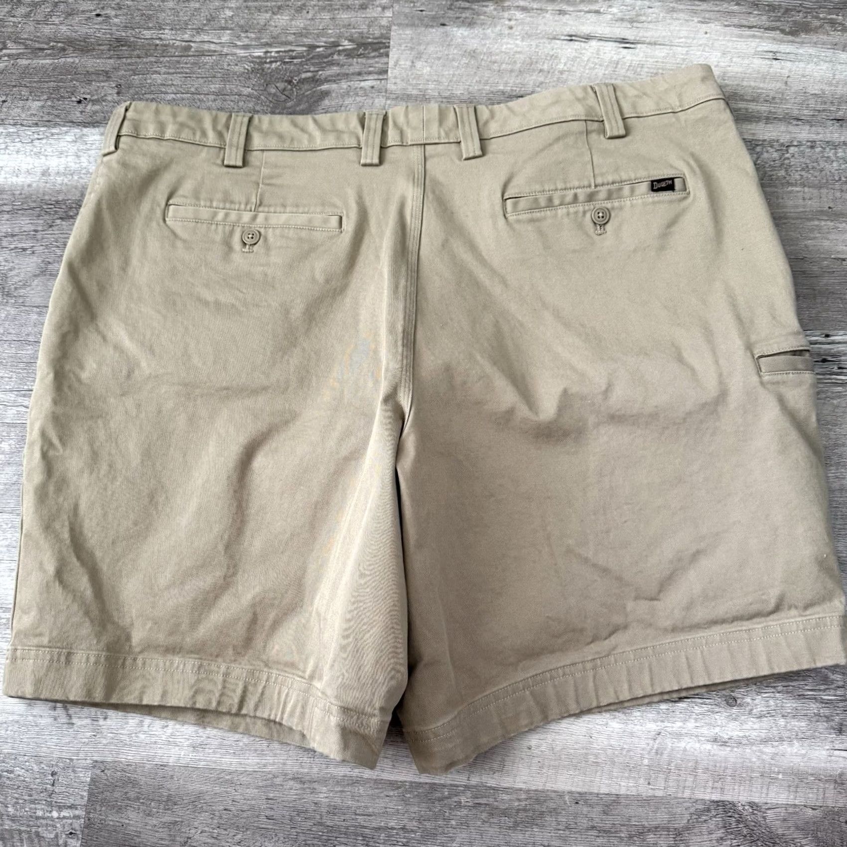 Vintage Duluth DuluthFlex Ballroom Shorts Mens 44 Khaki Roomy Utility Fit Shorts Size US 44 / EU 60 - 5 Thumbnail