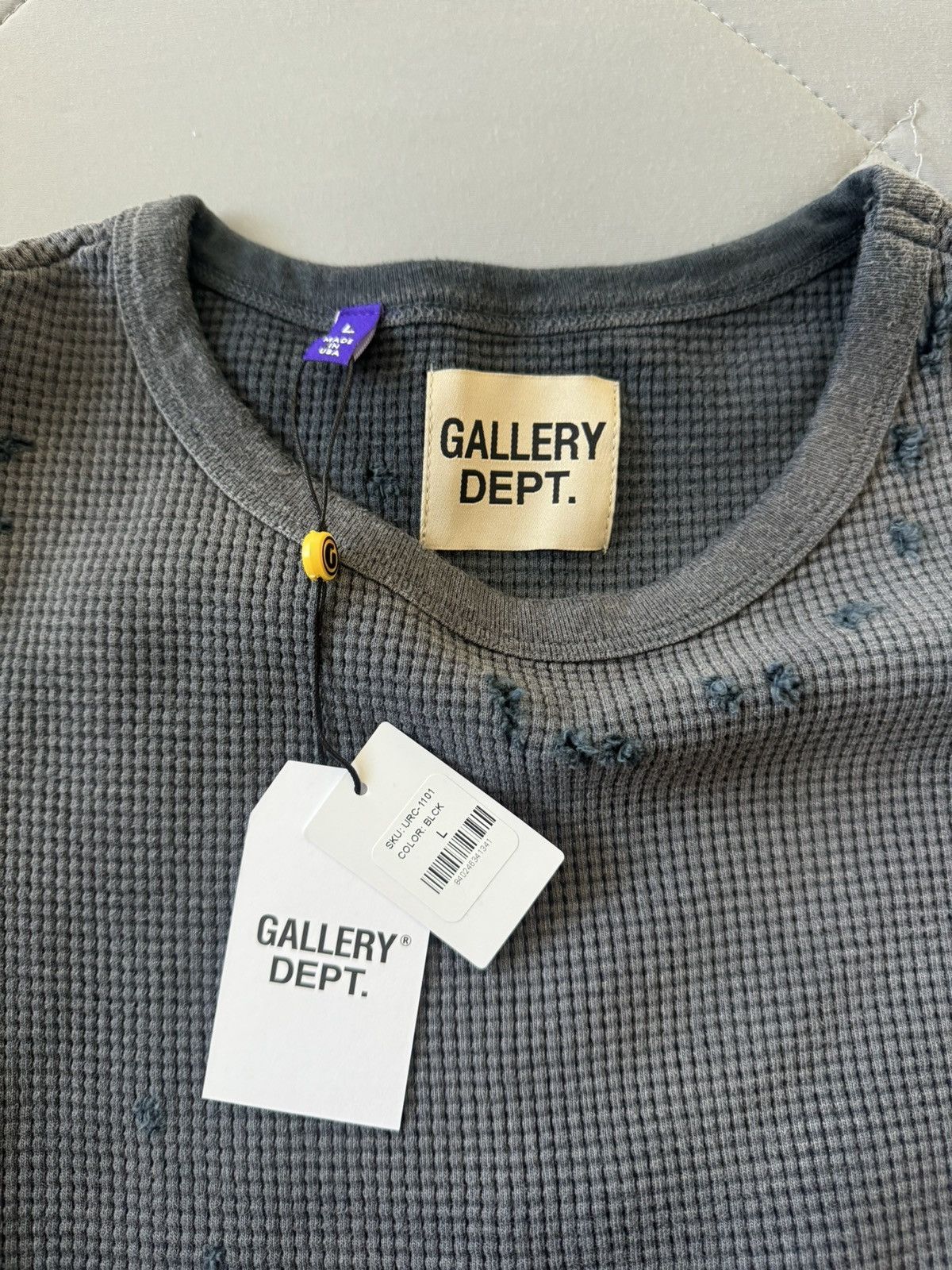 Gallery Dept. Gallery Dept. Urcle Distressed Thermal Long Sleeve Sz Large Size US L / EU 52-54 / 3 - 6 Thumbnail