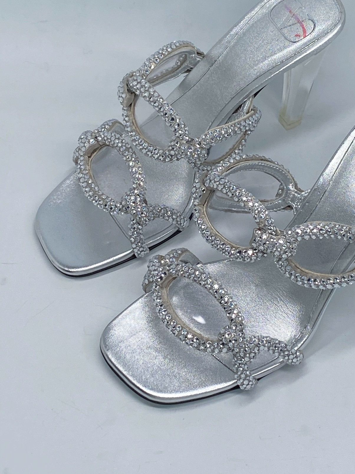 Valentino Valentino Garavani Chain embellished heel sandals size 36.5 Size US 6.5 / IT 36.5 - 8 Thumbnail
