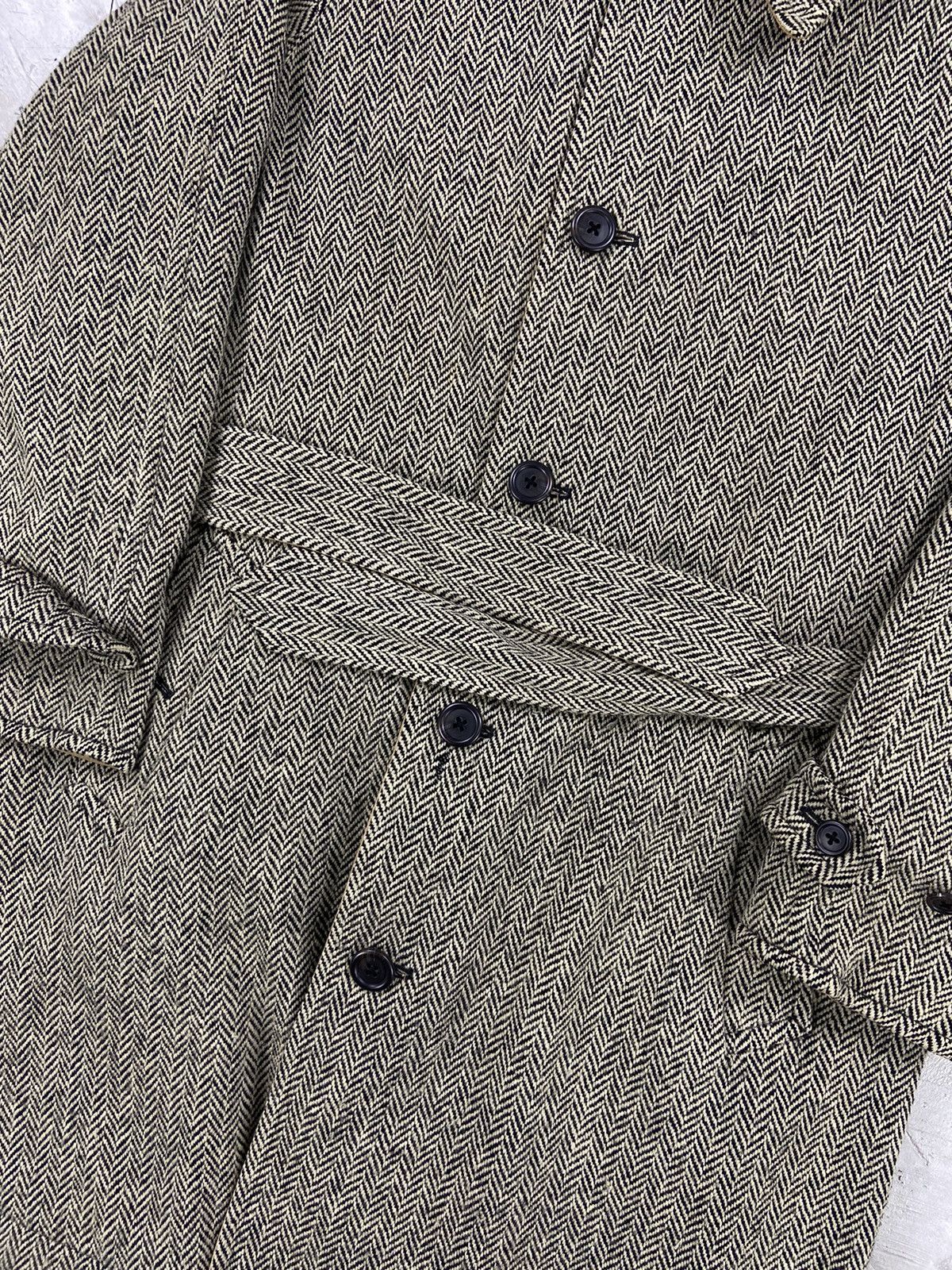Ralph Lauren Ralph Lauren Herringbone Wool TweedTailored Reversible Coat Size M / US 6-8 / IT 42-44 - 3 Thumbnail