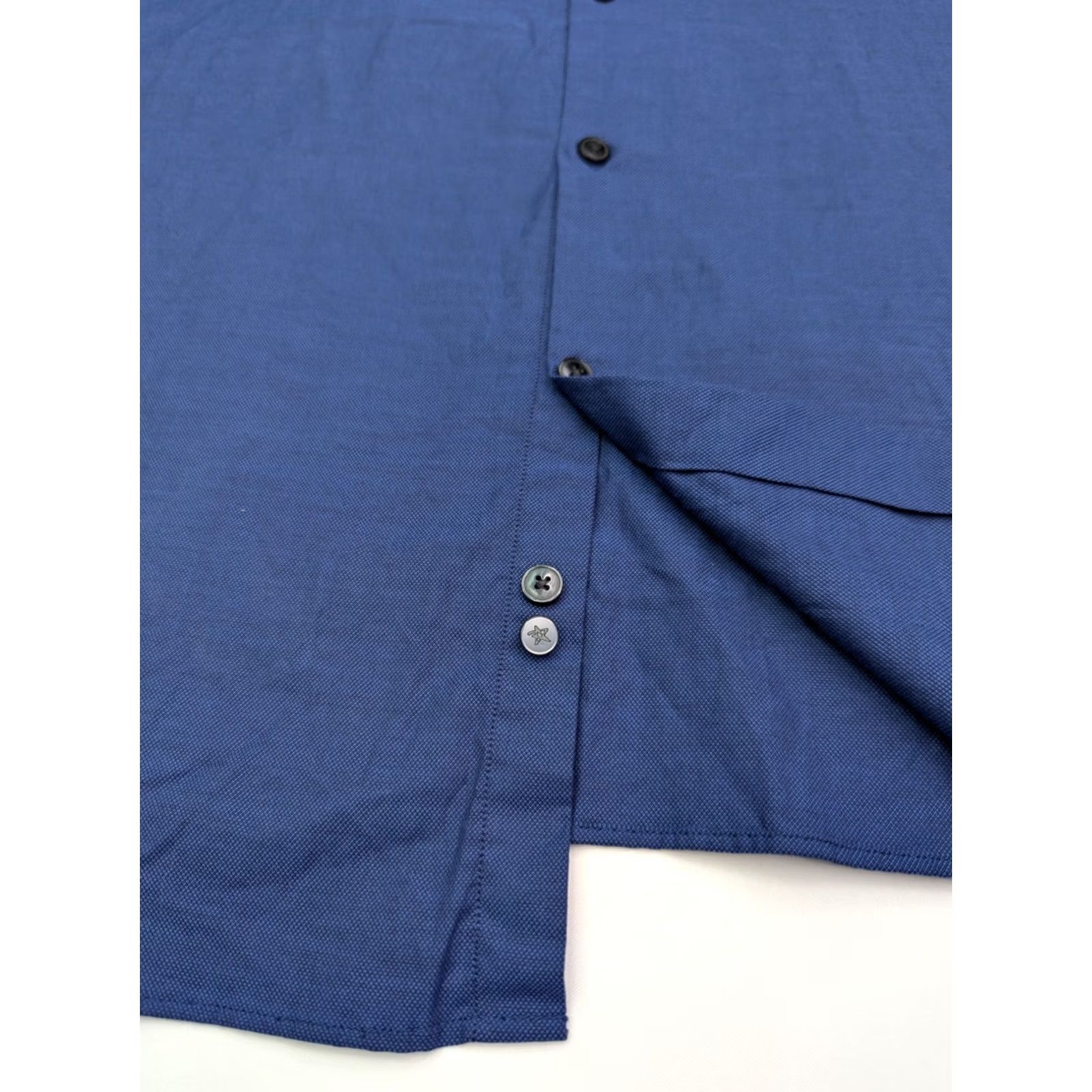John Varvatos John Varvatos Regular Fit Purple Button Shirt Men 44 Chest 30 Long Cotton Blend Button-Up Long Sleeve Solid 15.5 Regular Fit Mens Size US L / EU 52-54 / 3 - 3 Thumbnail