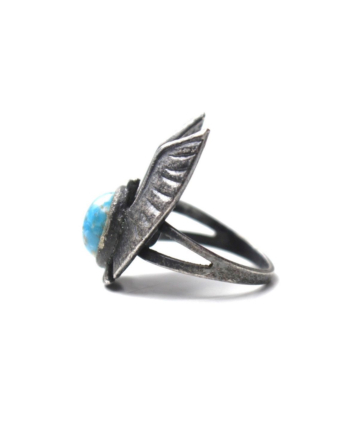 Vintage 2000S JAPANESE MADE THUNDERBIRD TURQUOISE RING Size ONE SIZE - 3 Thumbnail