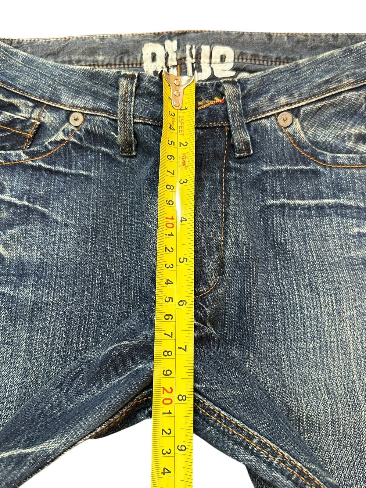 Japanese Brand Vintage Japanese Brand Faded Wash Paint Splatter Style Jeans Size US 28 / EU 44 - 15 Thumbnail