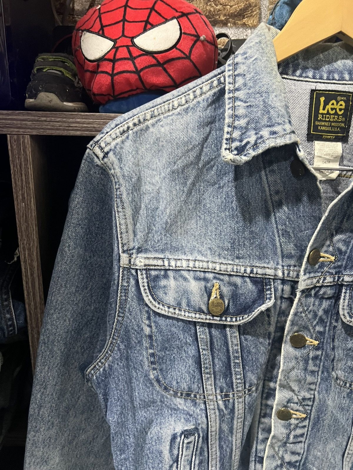 Lee 🔥Vintage Lee Riders x Edwin Denim Trucker Size US S / EU 44-46 / 1 - 4 Thumbnail